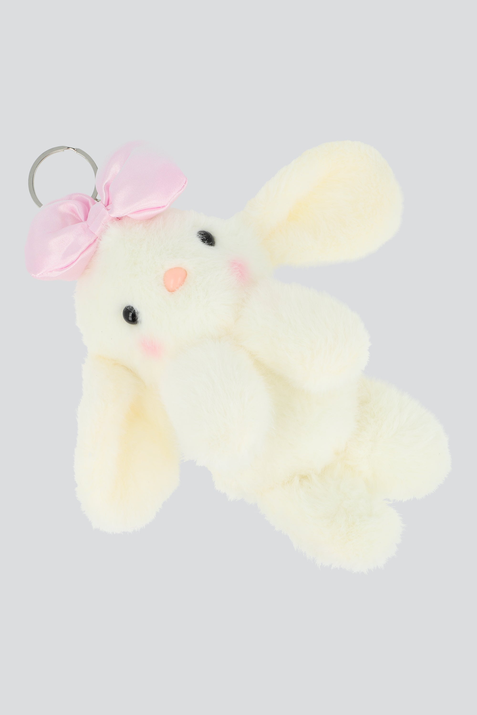 LLAVERO CONEJO MOÑO BLANCO