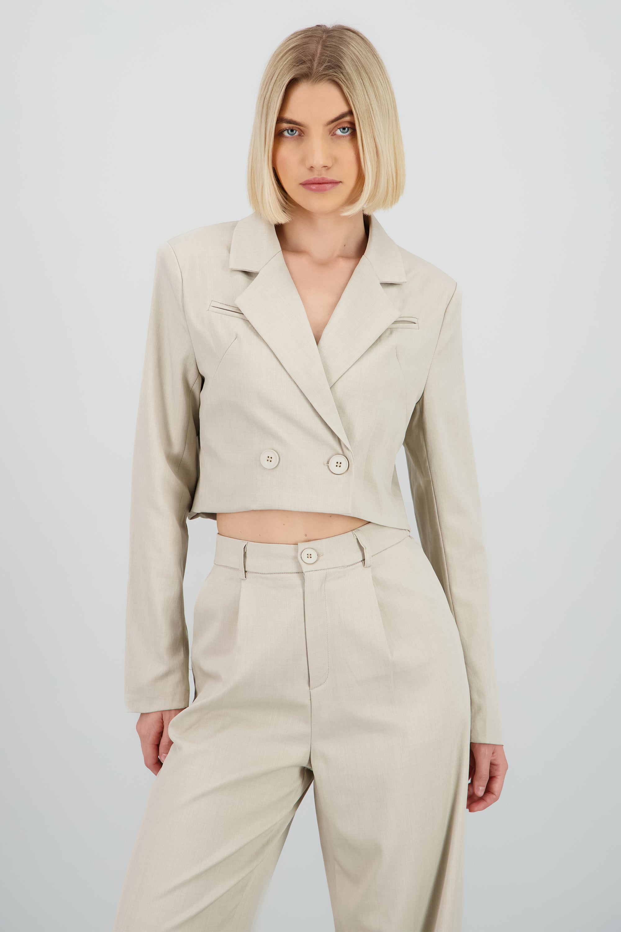 Saco crop liso ARENA