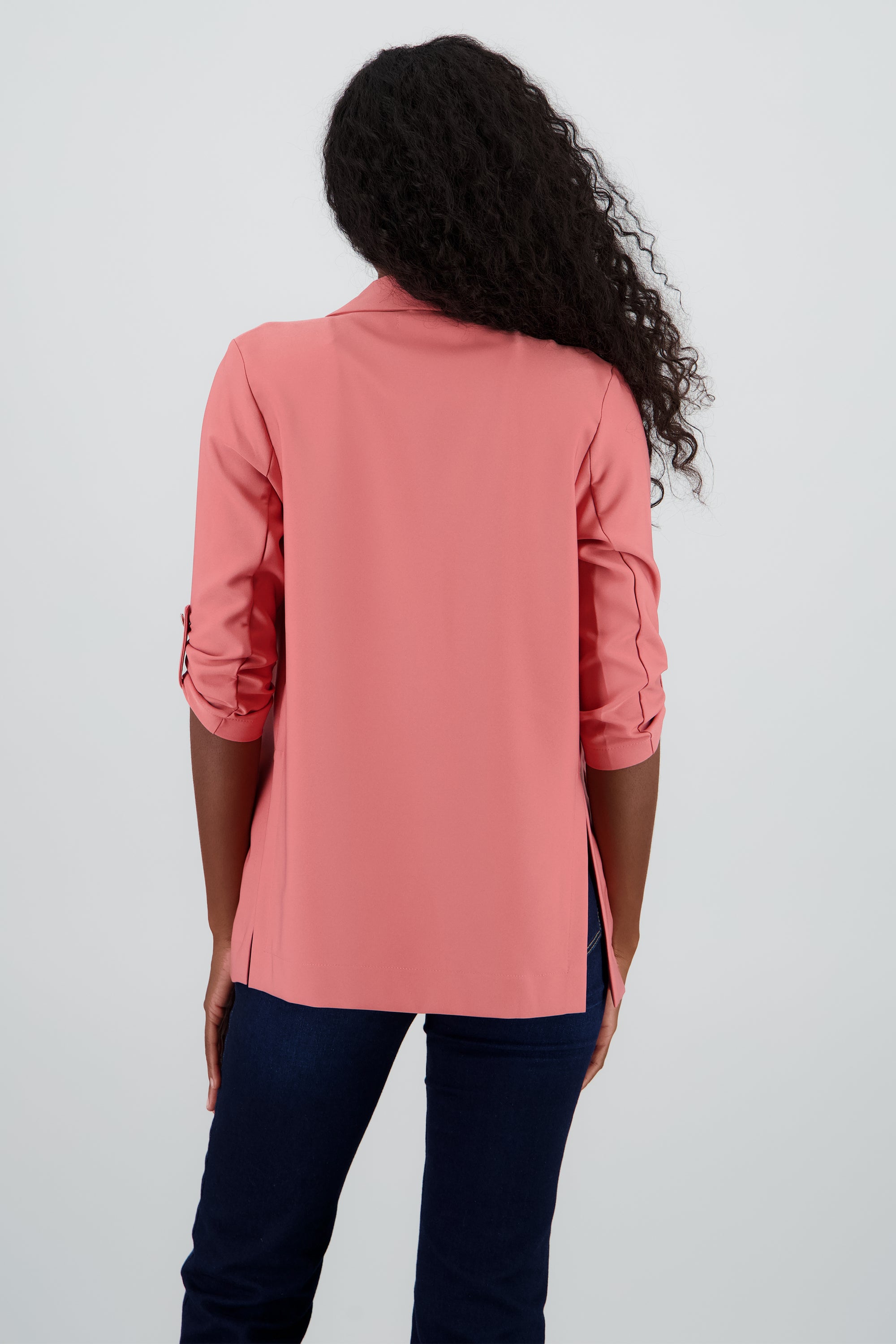 Saco Liso Manga Elevadores ROSA