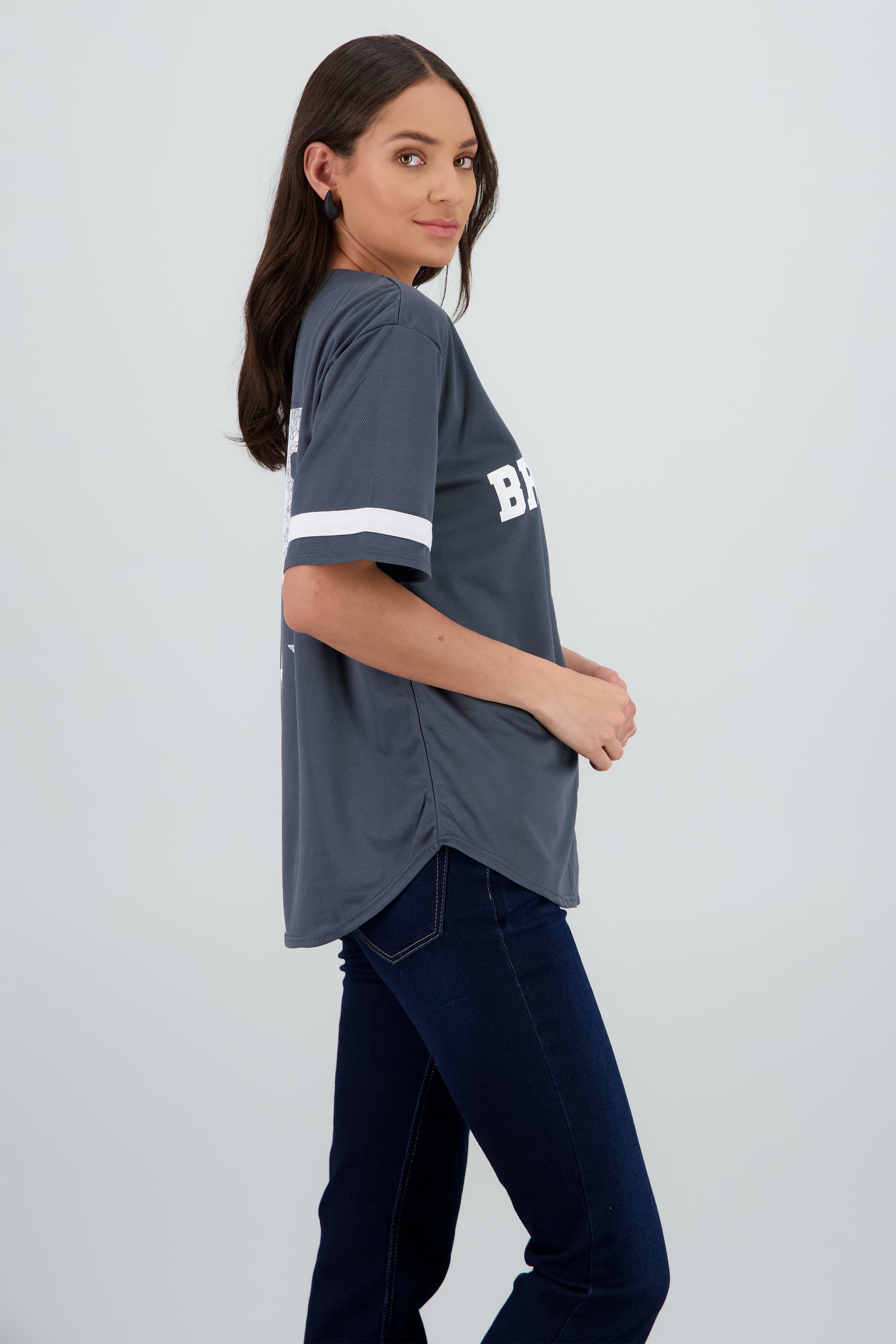 Playera deporte brooklyn GRIS