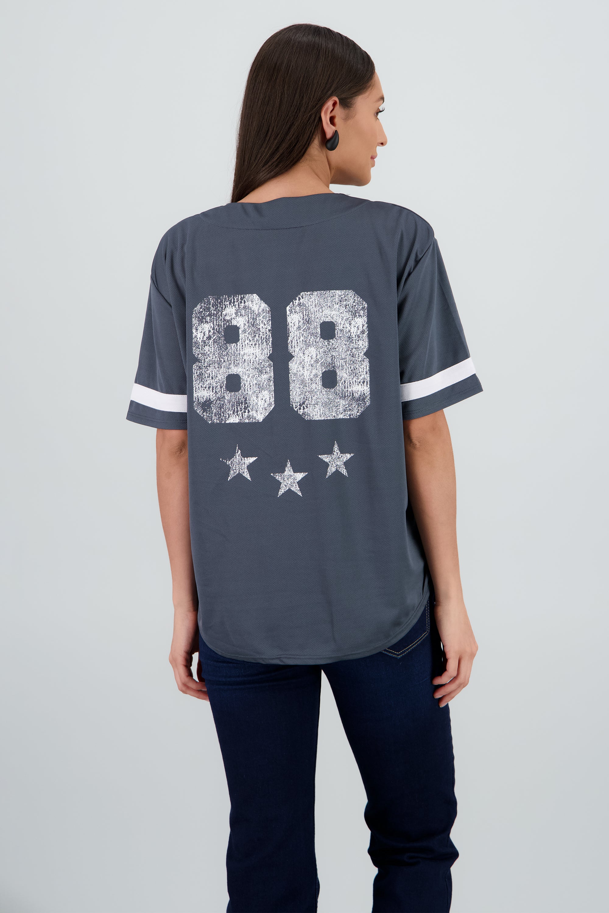 Playera deporte brooklyn GRIS