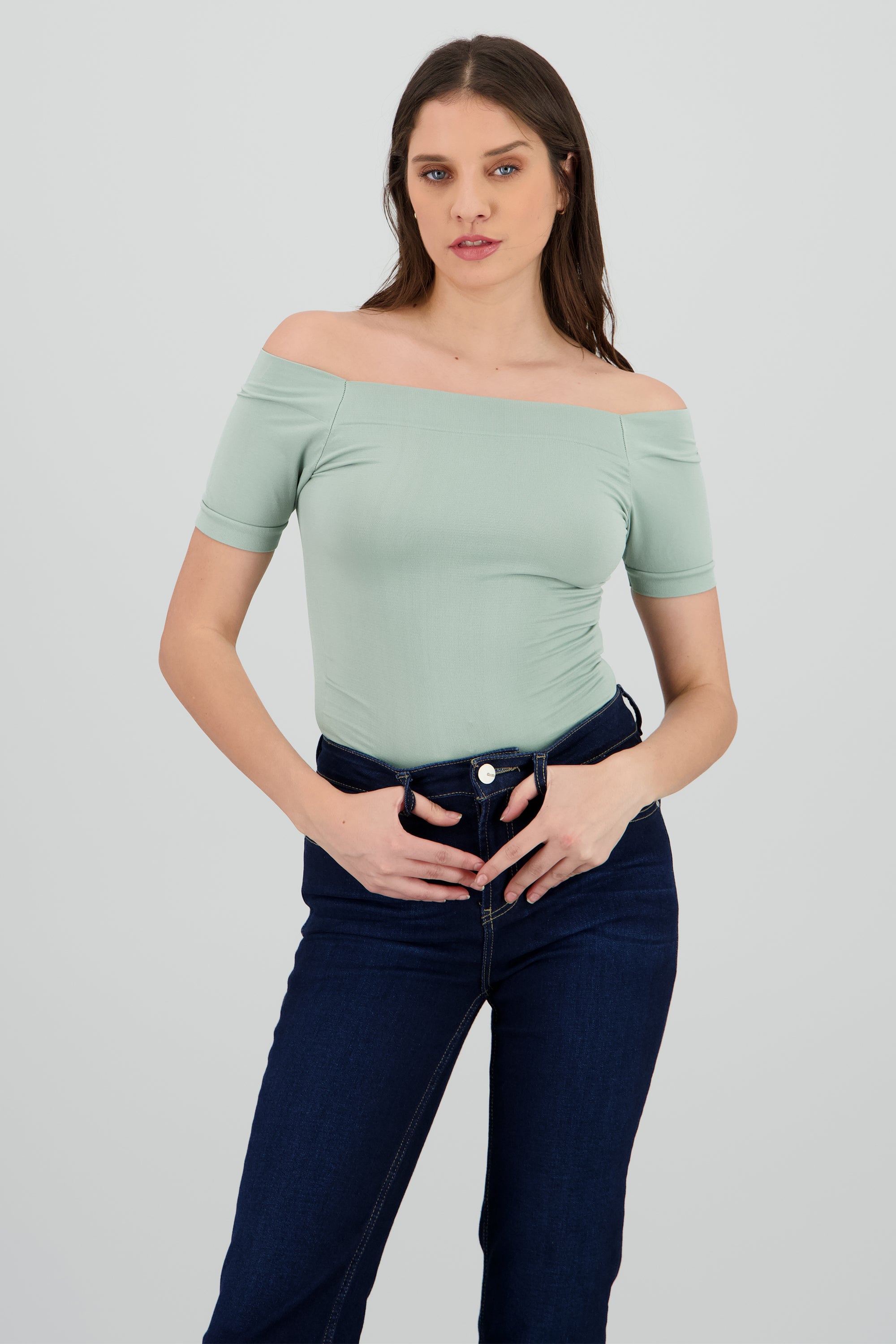 Bodysuit Liso Hombros Descubiertos SAGE