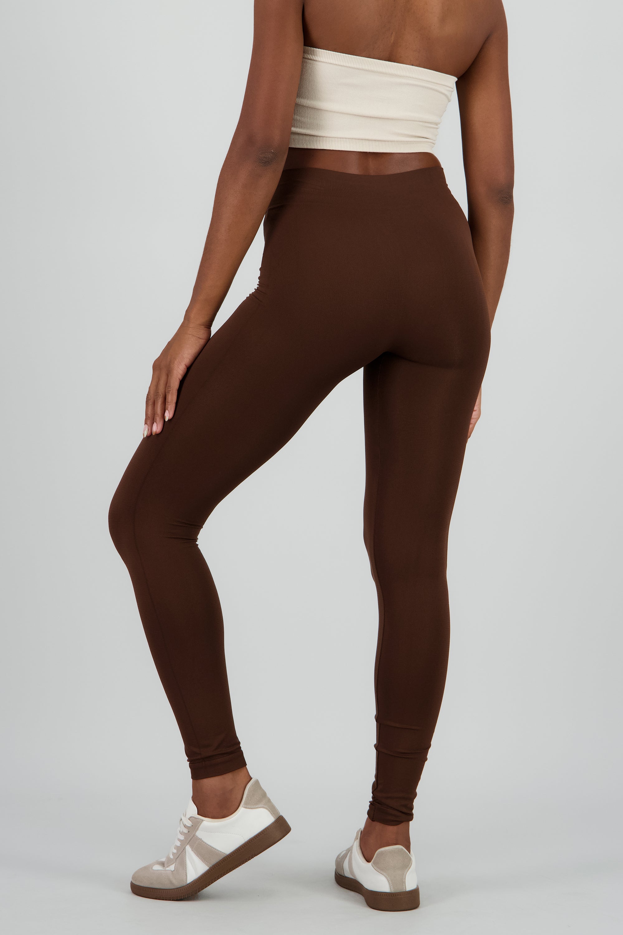 Leggings Seamless Cintura Media CHOCOLATE