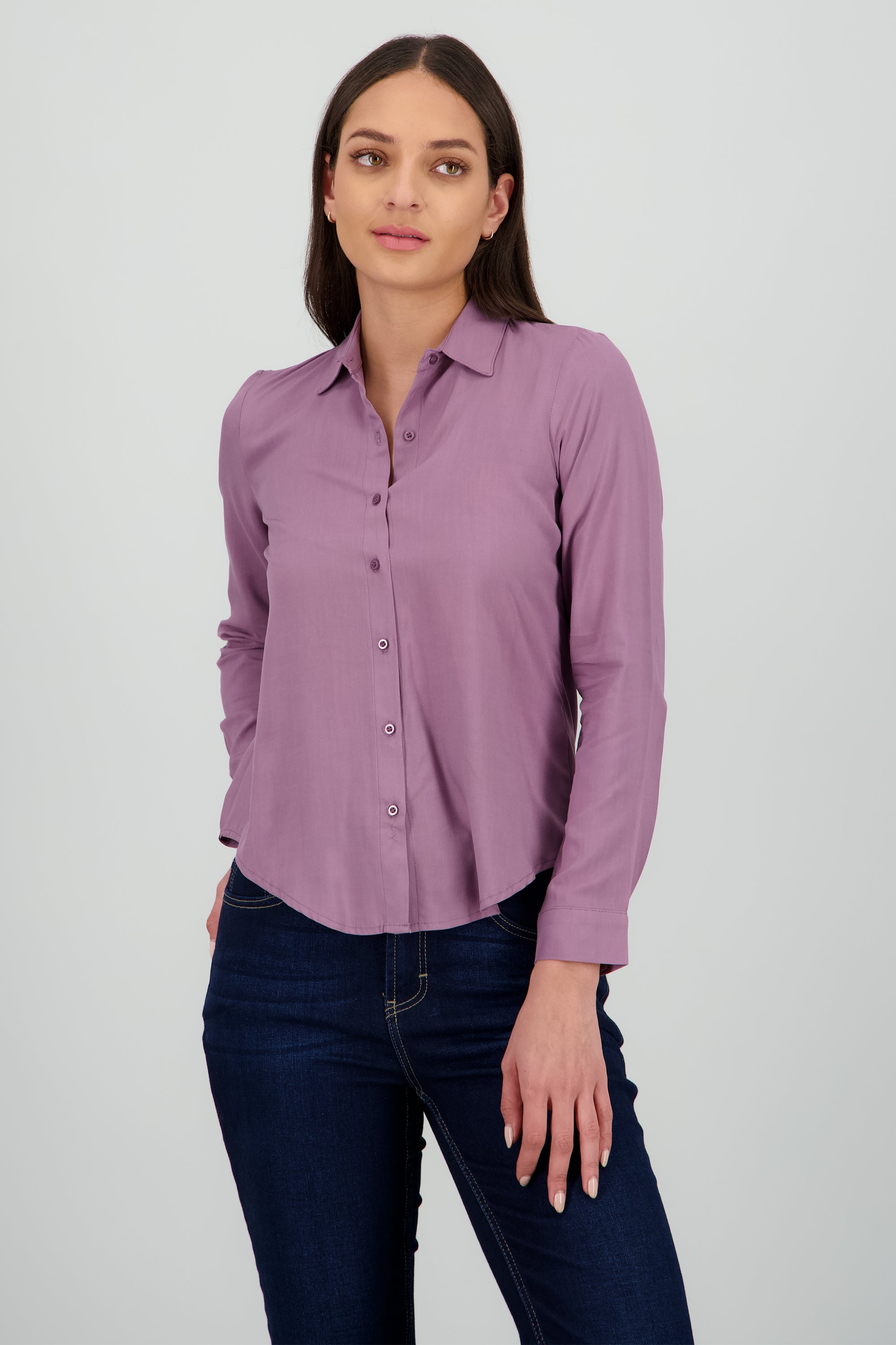 Camisa Manga Larga Lisa MALVA