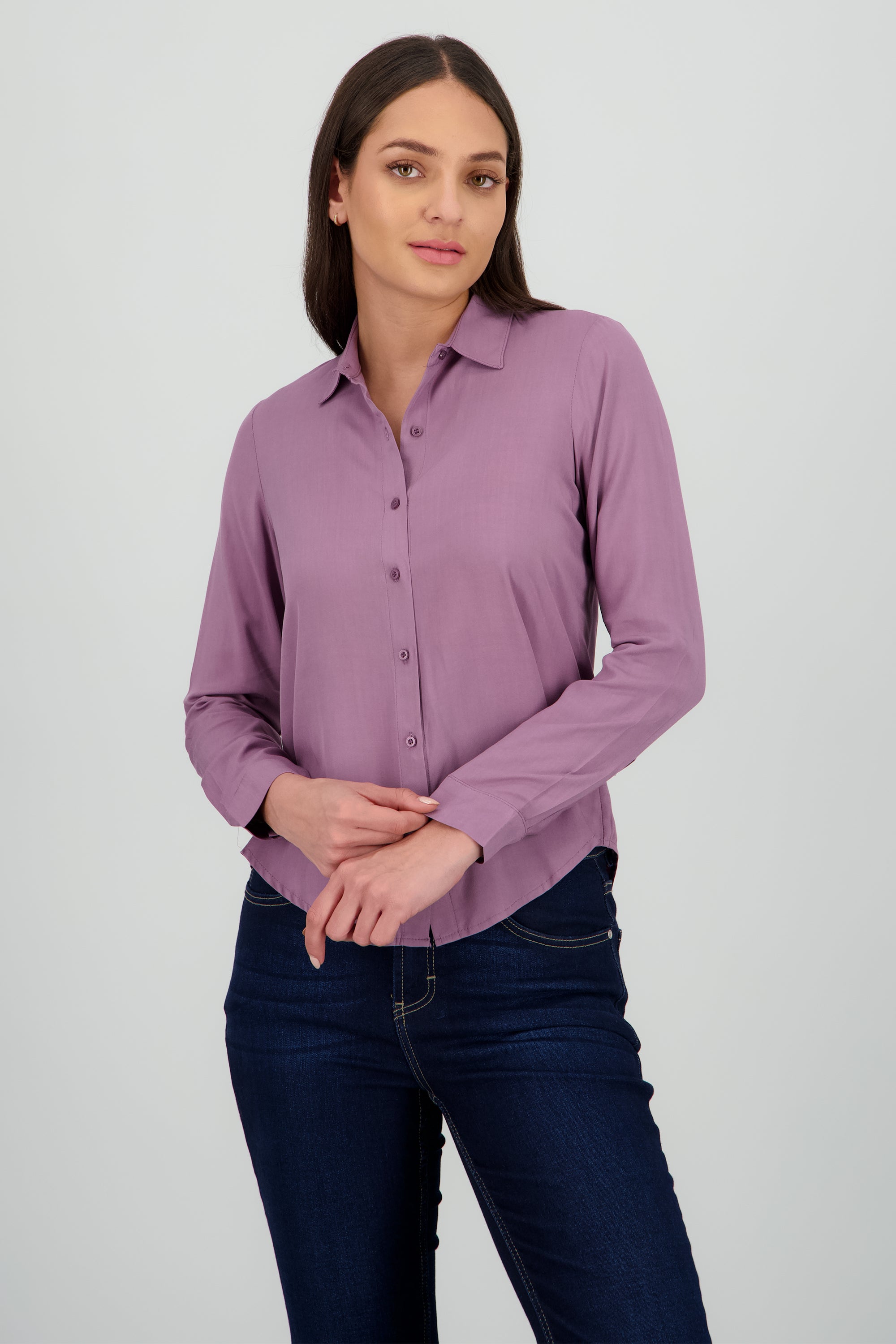 Camisa Manga Larga Lisa MALVA