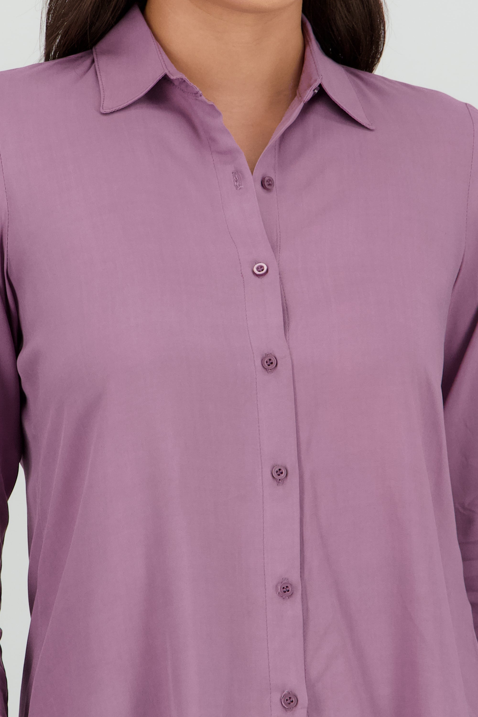 Camisa Manga Larga Lisa MALVA