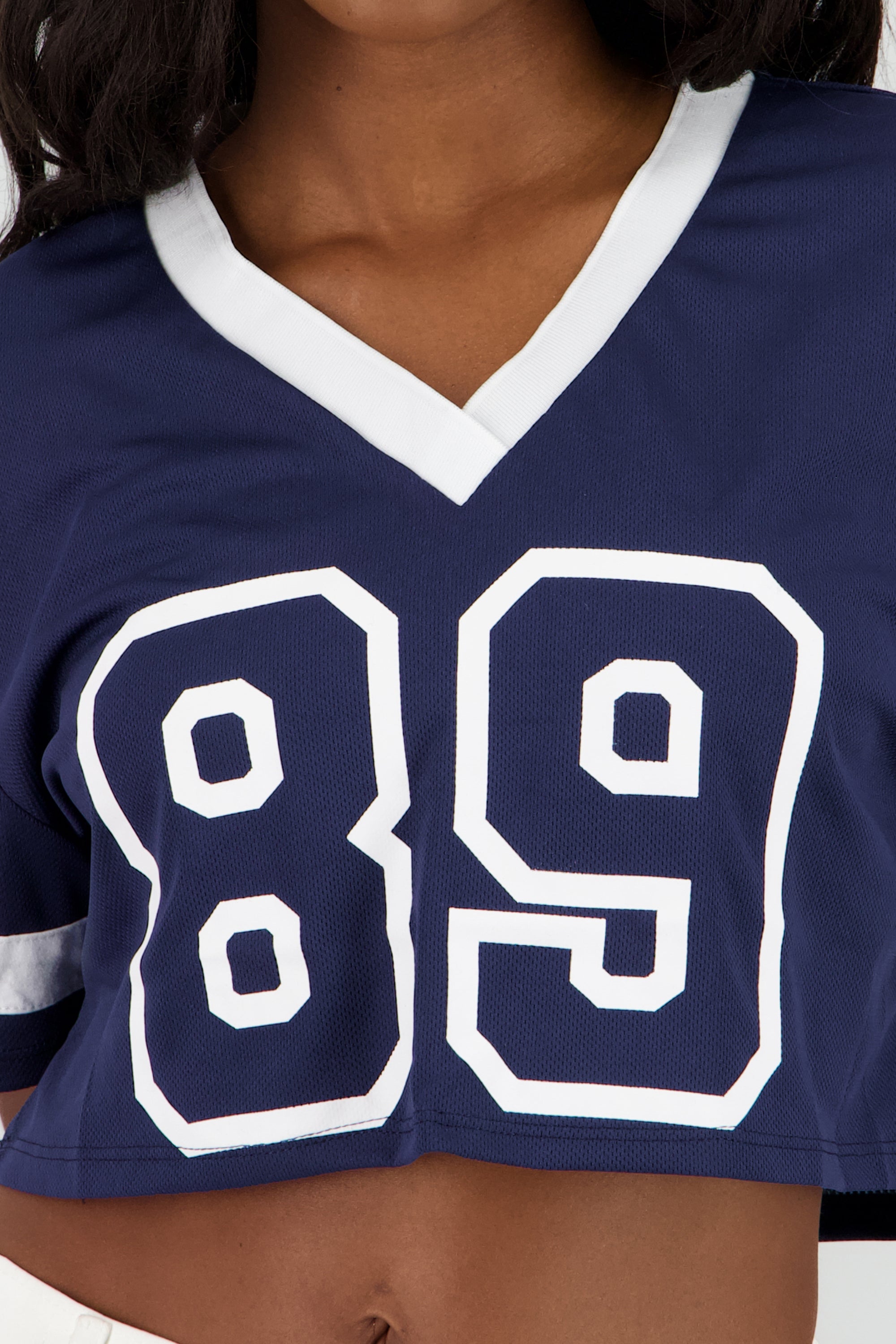 Top crop estampado numero MARINO