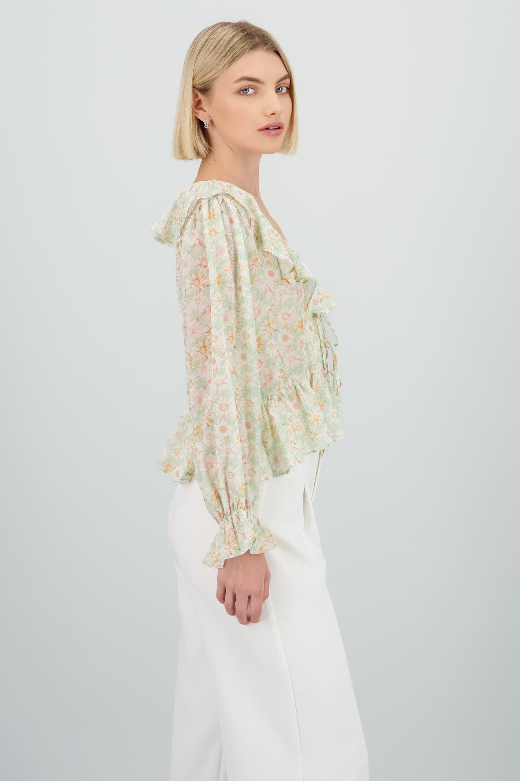 Blusa olanes VERDE COMBO