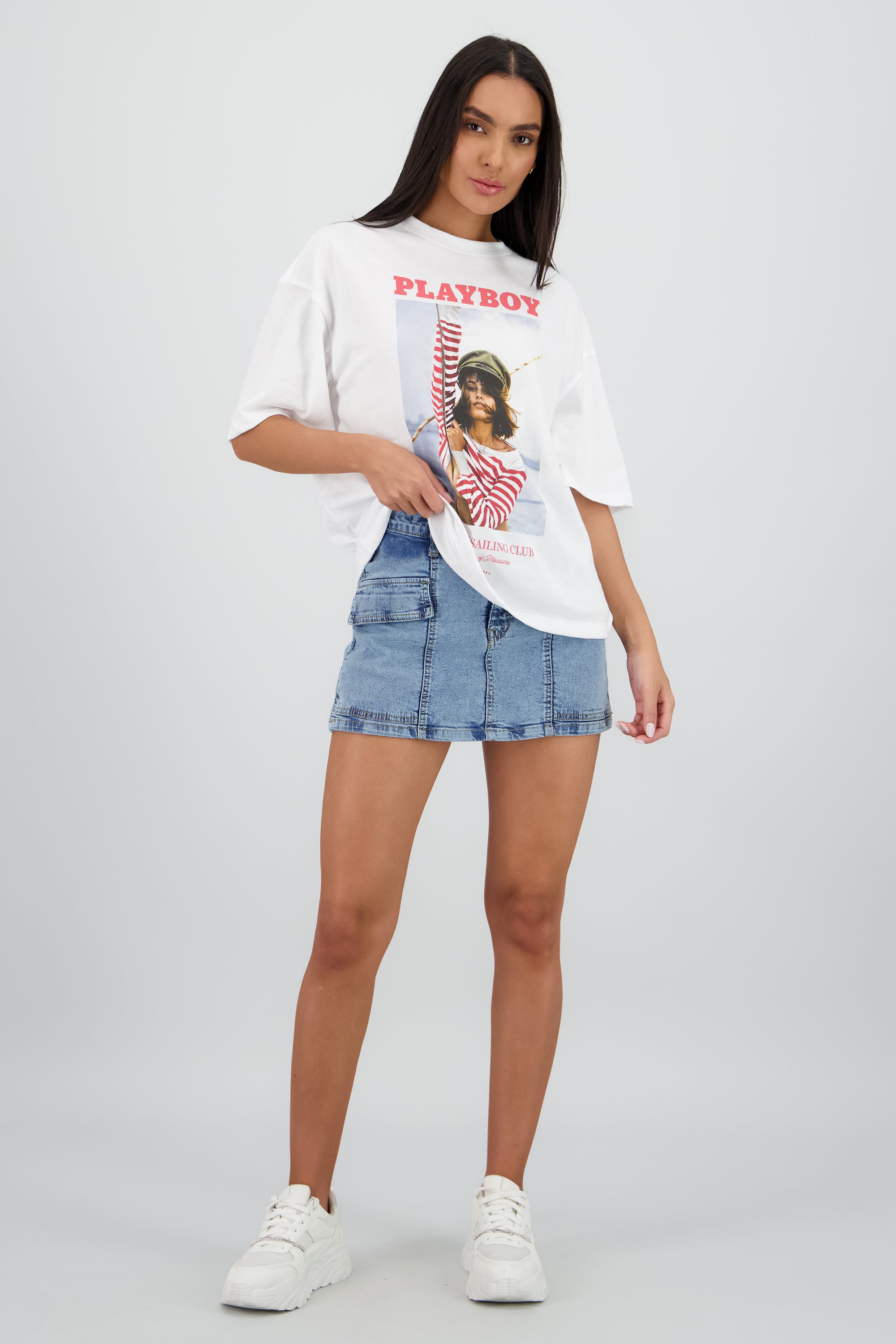Playera Playboy sailing club BLANCO