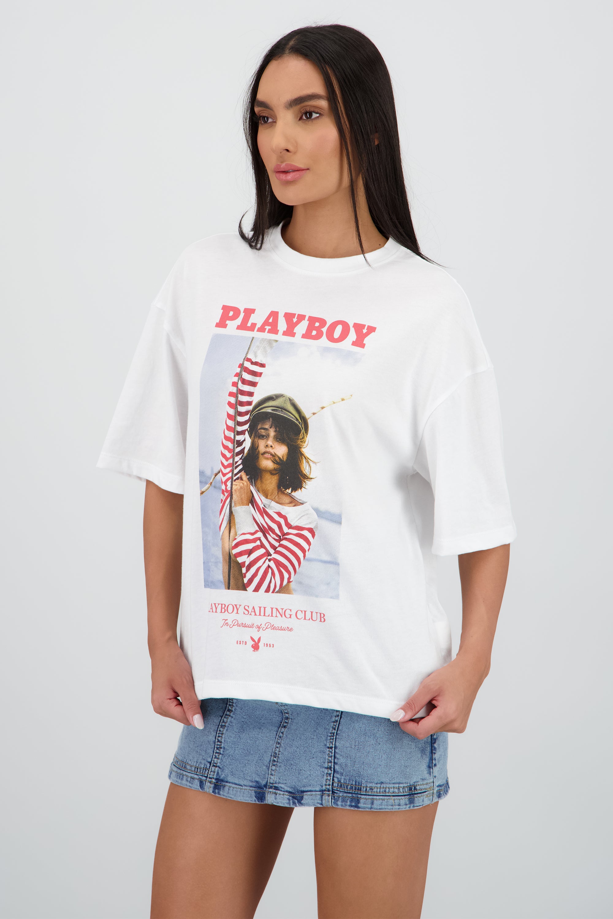 Playera Playboy sailing club BLANCO