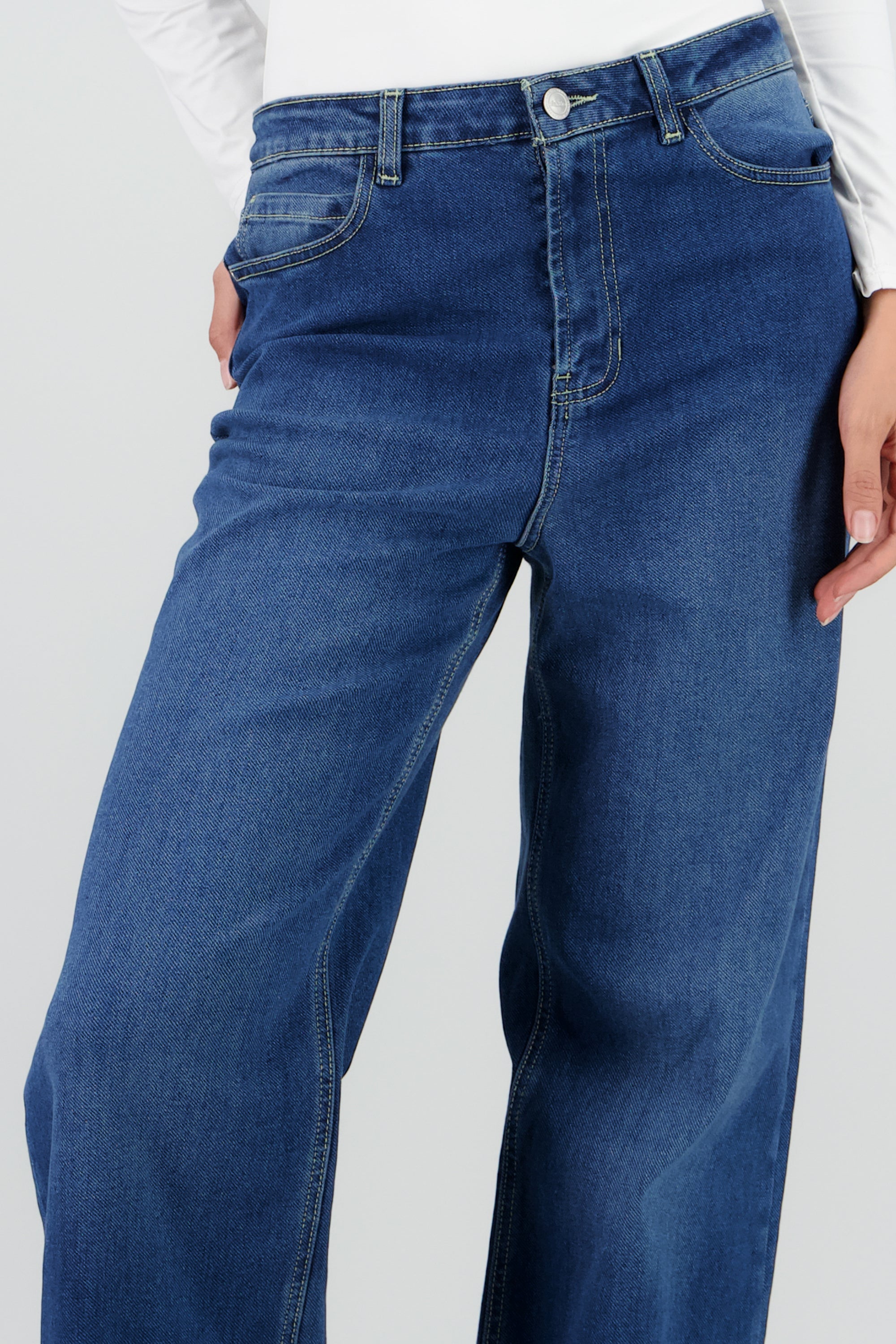 Jeans straight confort STONE MEDIO