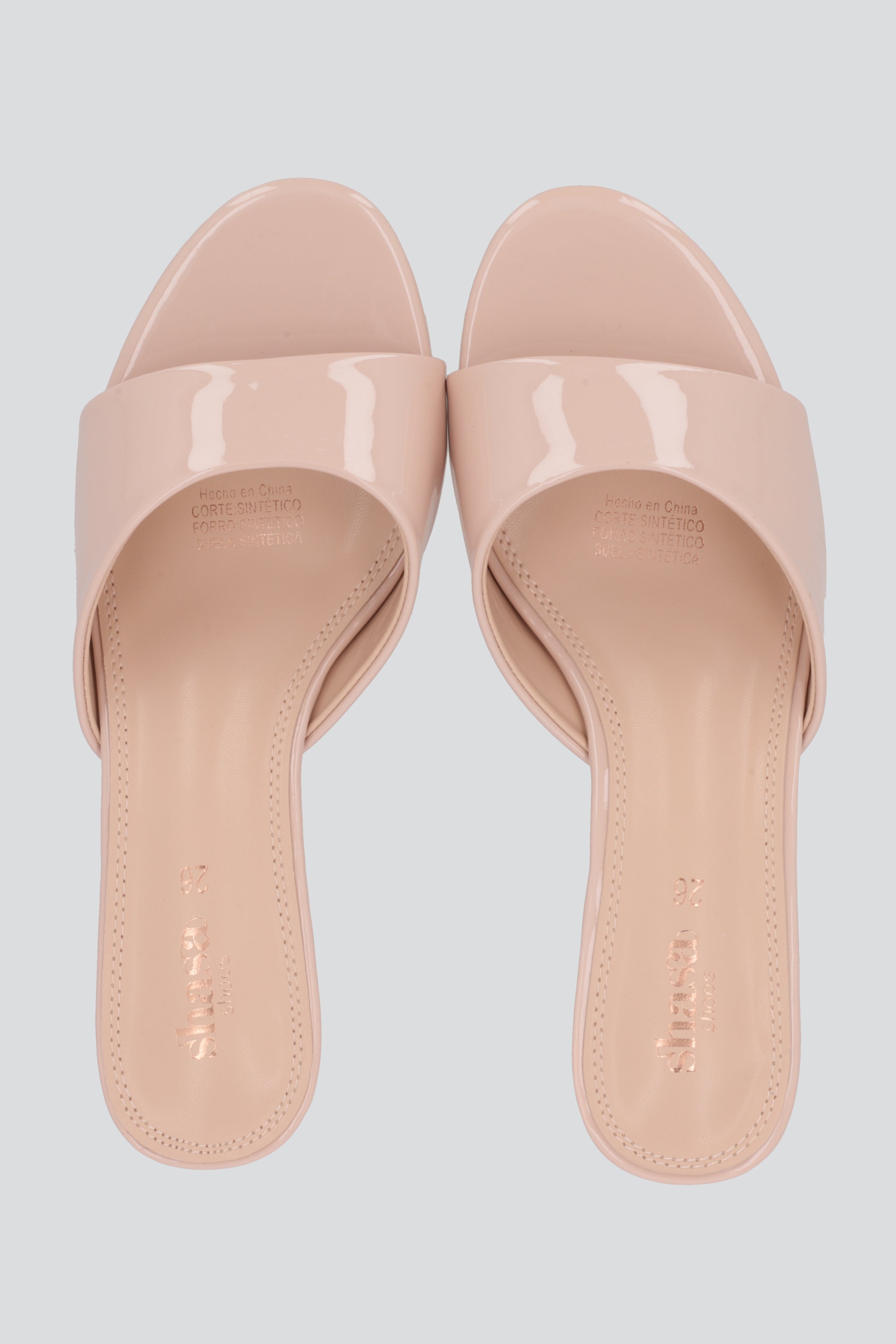 Tacon kitten mula peep toe NUDE