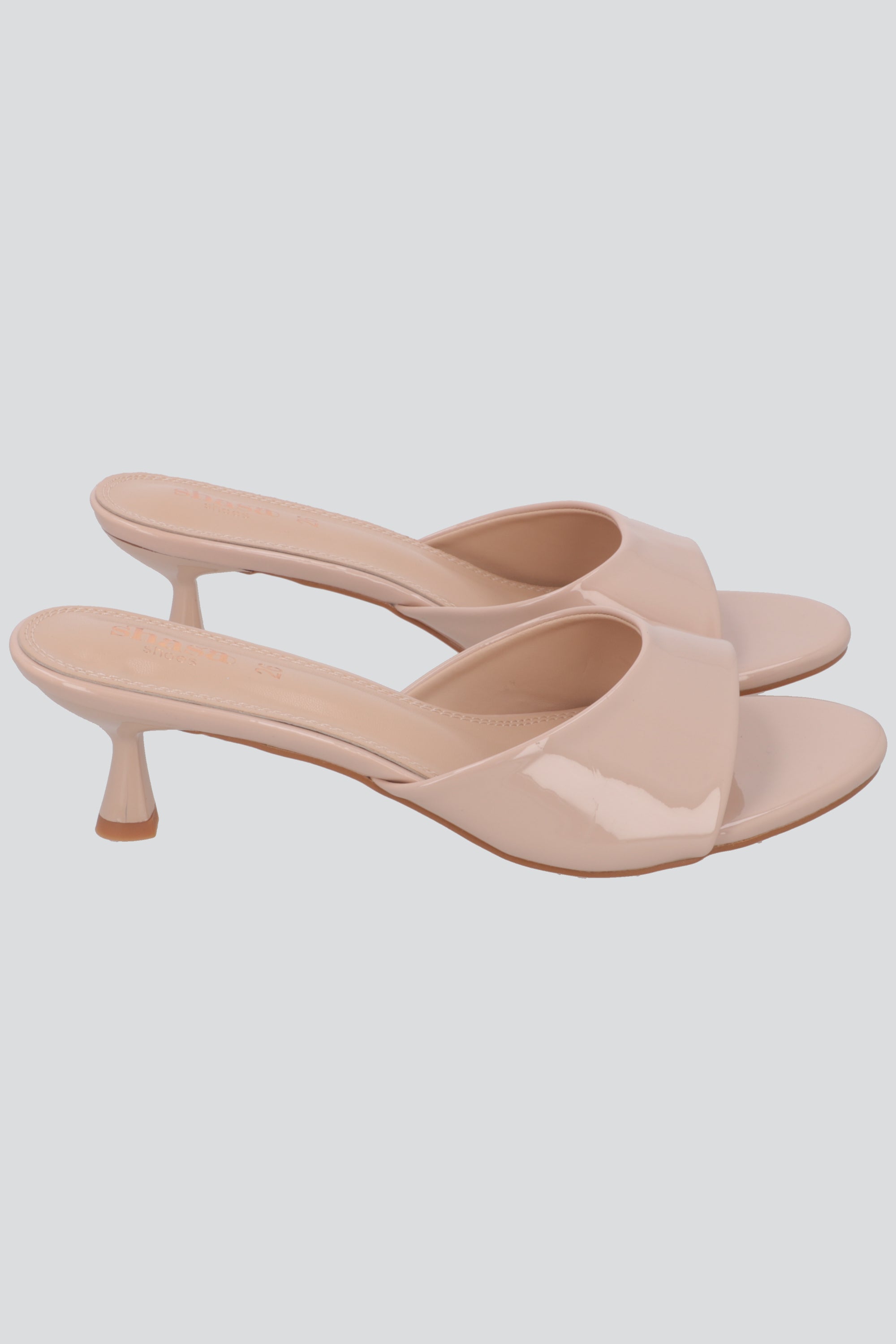Tacon kitten mula peep toe NUDE
