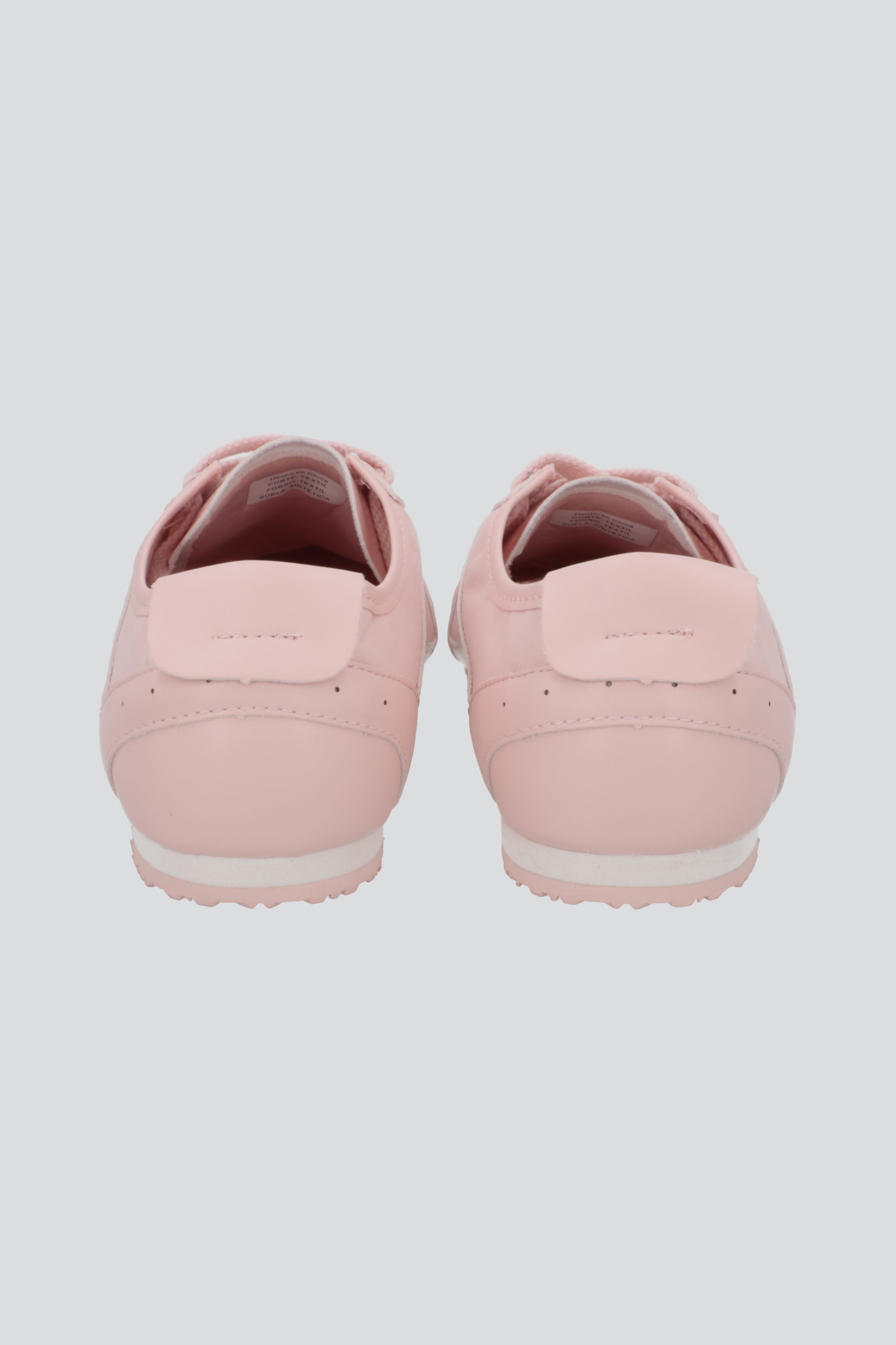 Tenis suela delgada monocolor ondas PALO DE ROSA