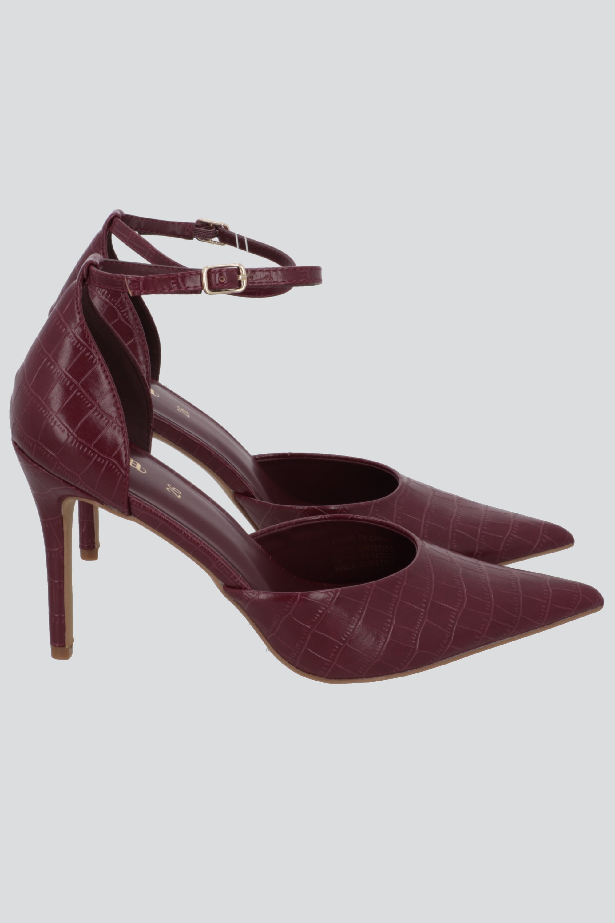 Tacon pointy pulsera croco VINO