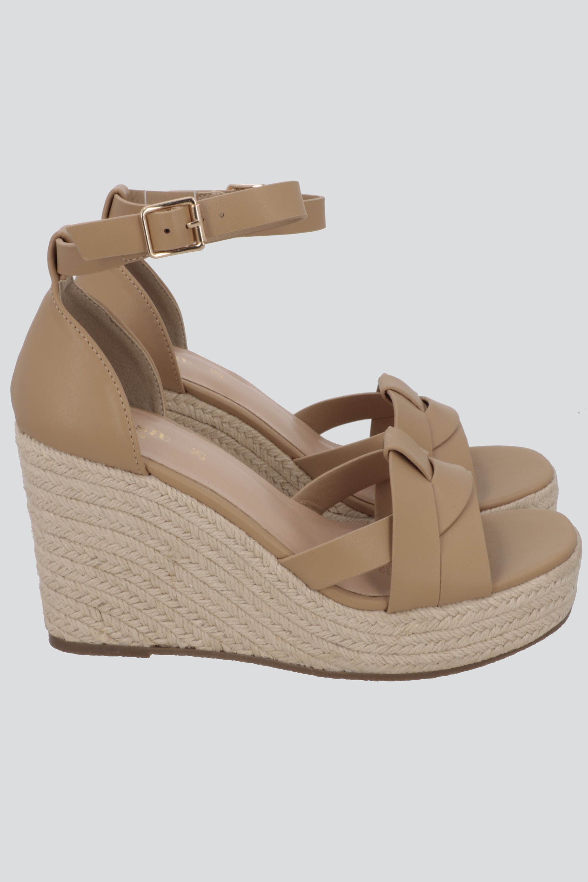 Cuña tiras entrelazadas NUDE