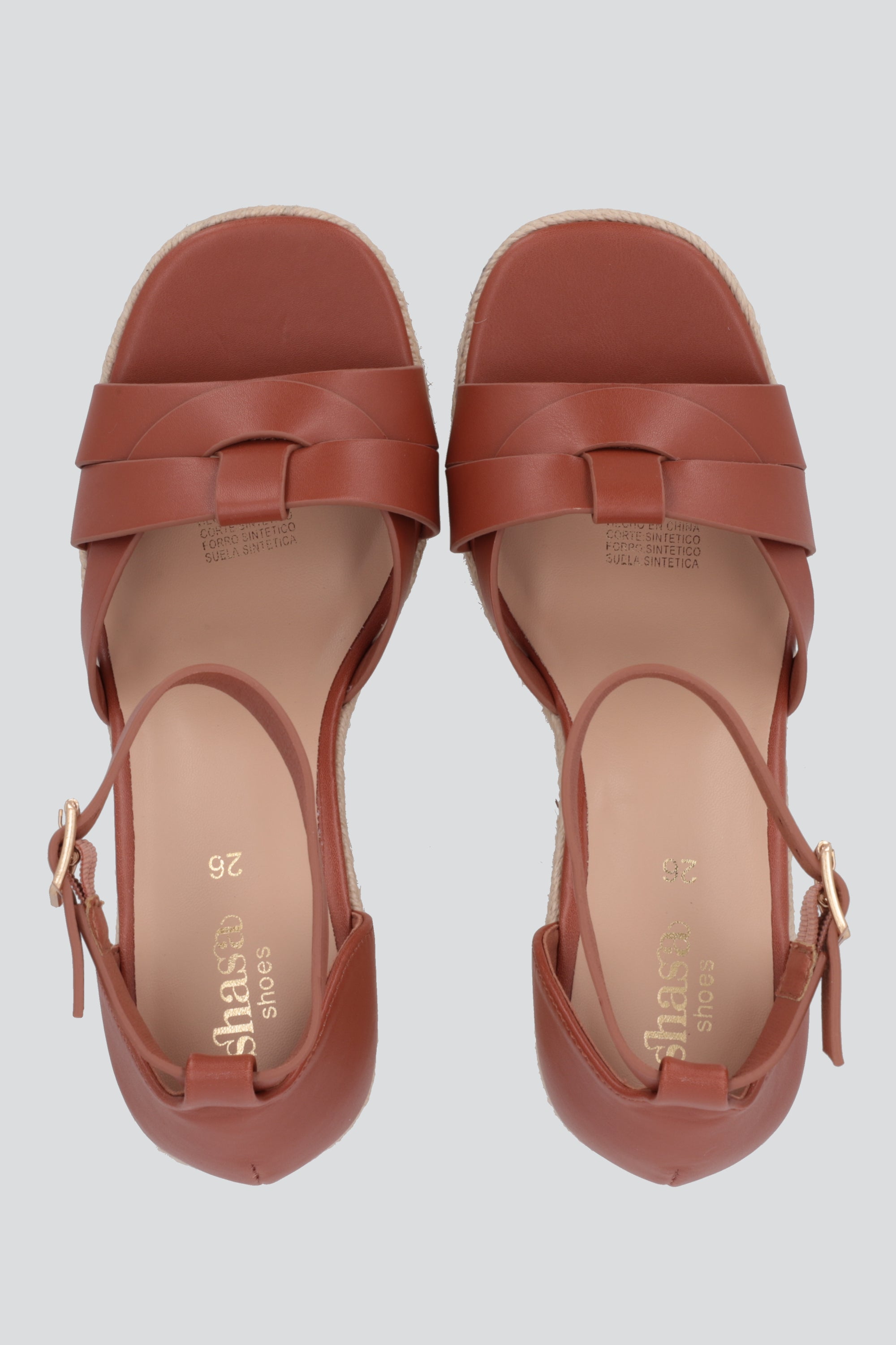 Cuña tiras entrelazadas CAMELLO