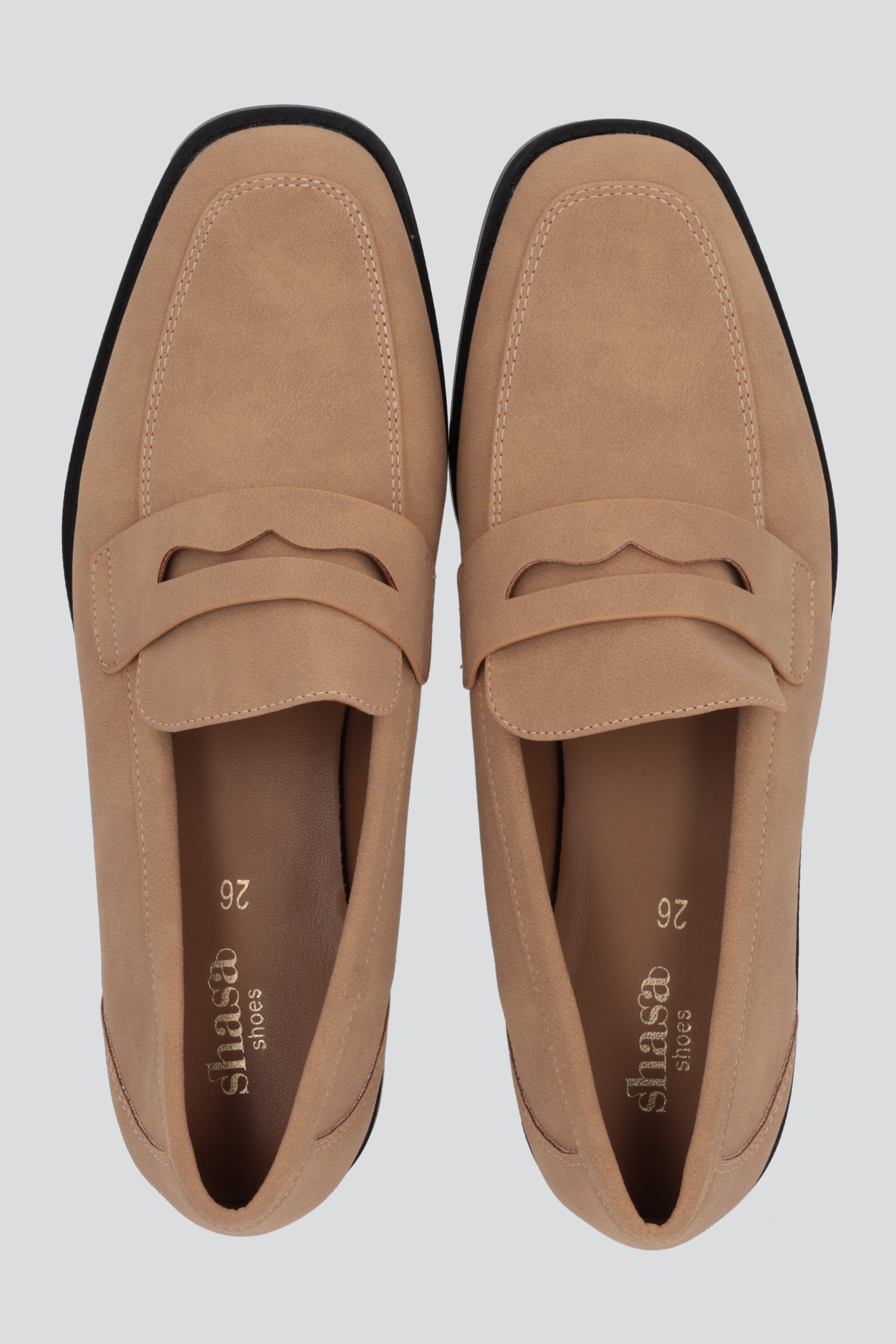 Loafer sencillo durazno BEIGE
