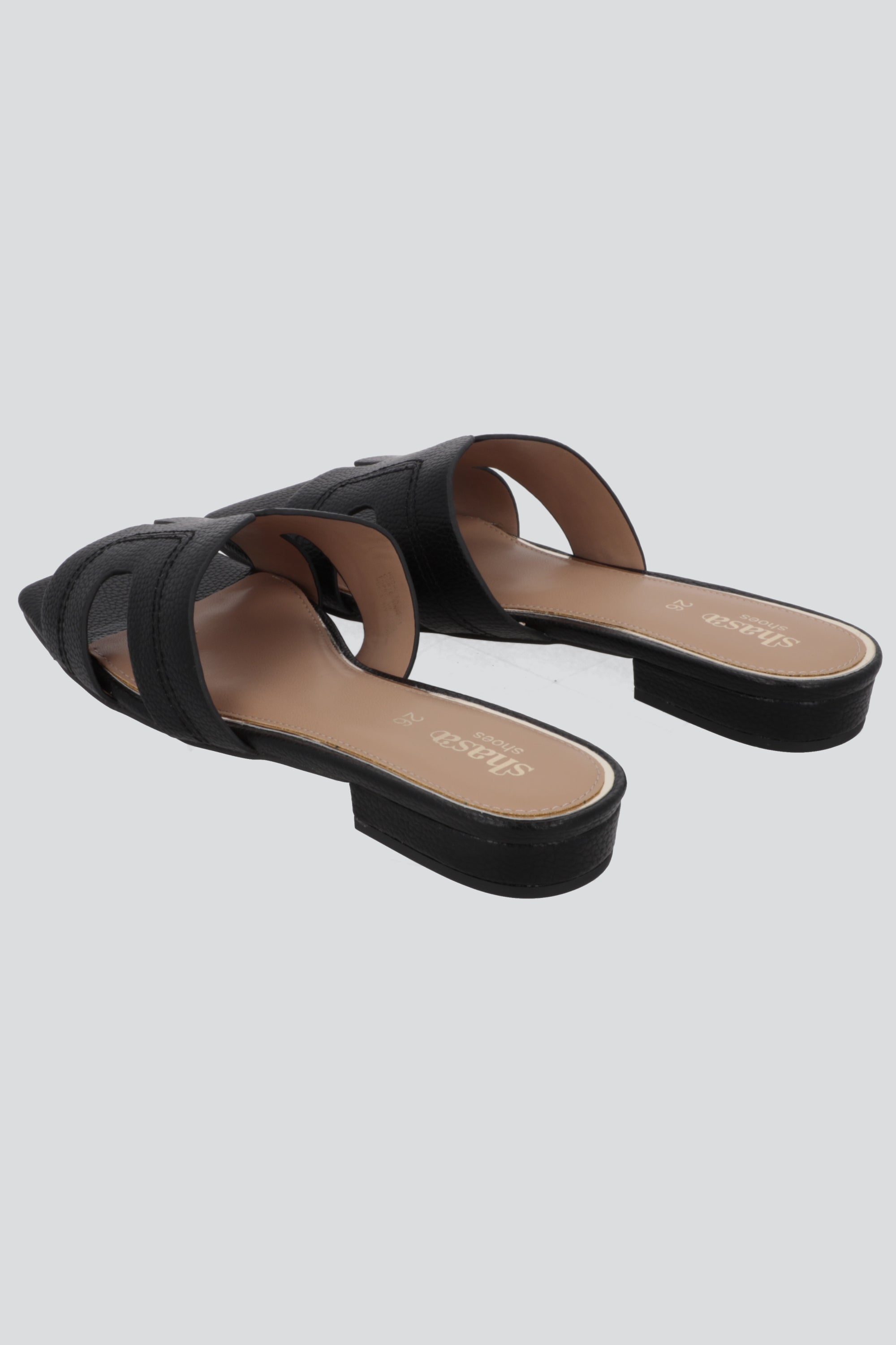 Sandalia greca costuras NEGRO