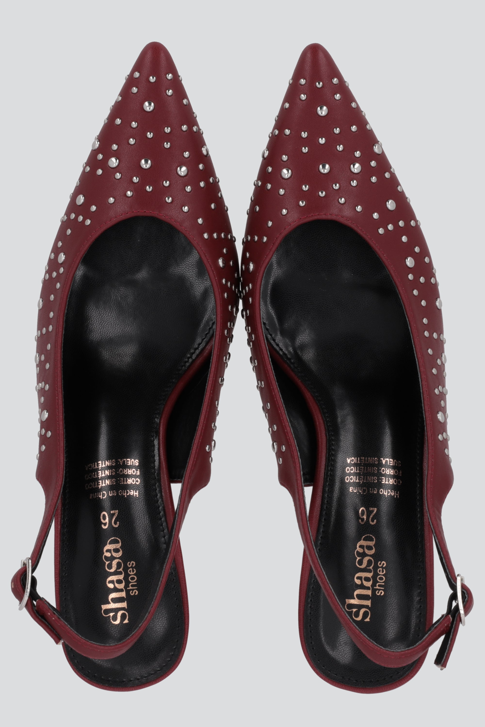 Tacon slingback micro studs VINO