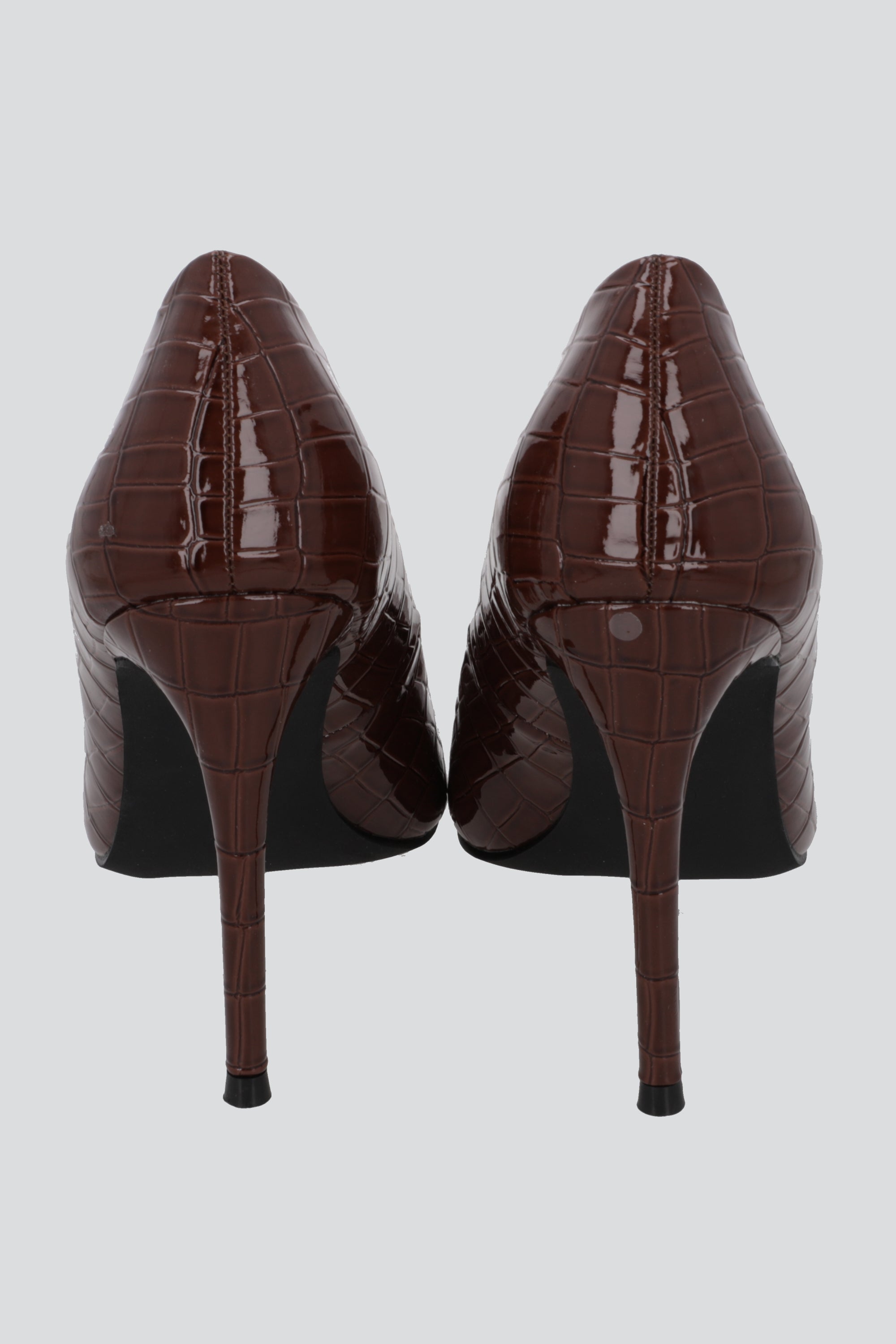 Tacon pointy croco CAFE