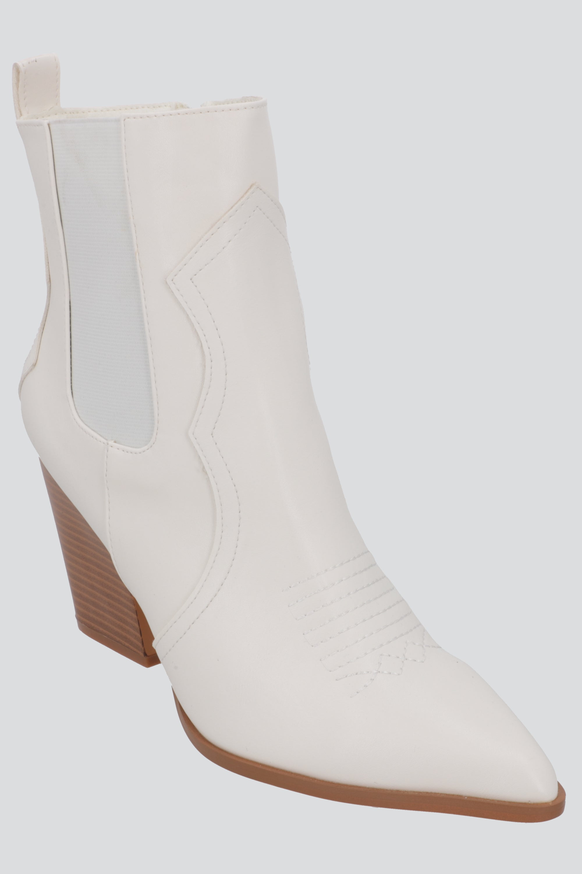 Botin vaquero alto HUESO