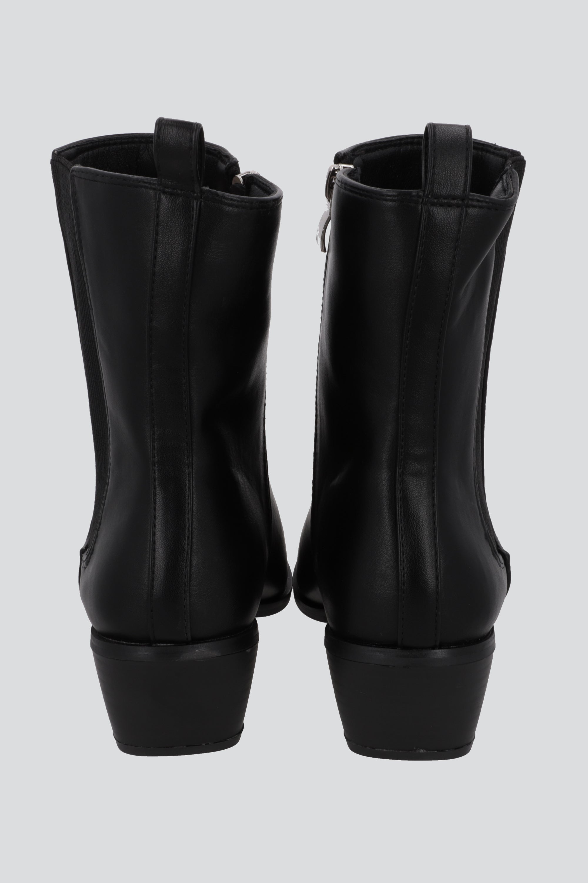 Botin vaquero punta metal NEGRO