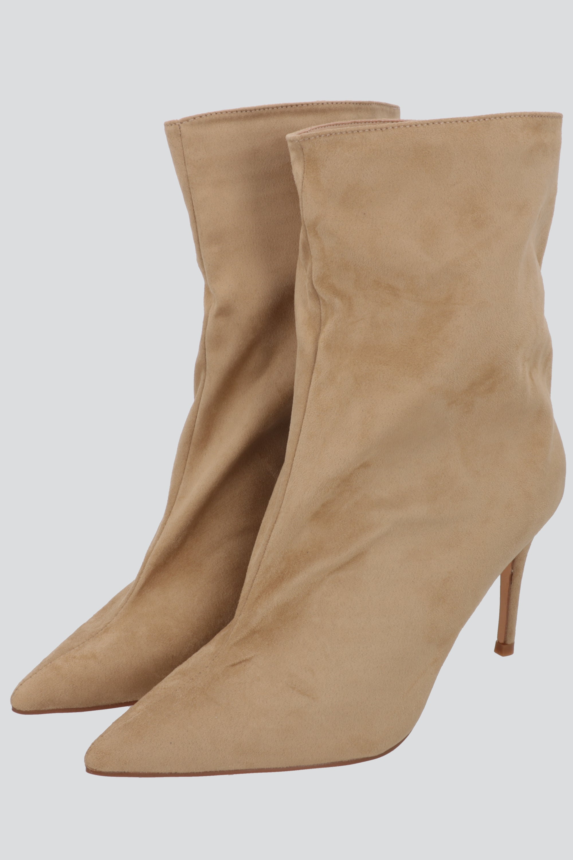 Botin pointy cubeta suede BEIGE