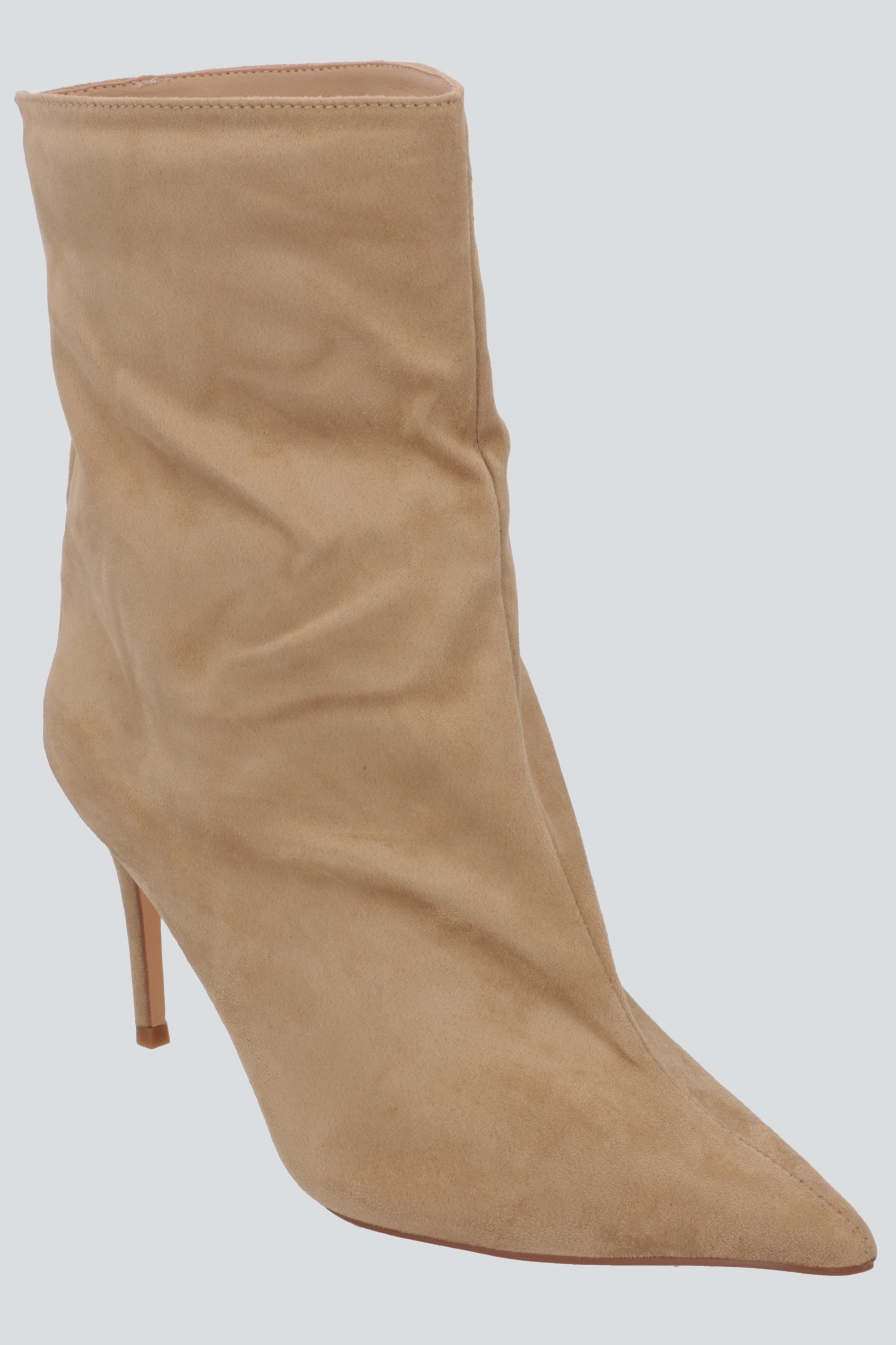 Botin pointy cubeta suede BEIGE