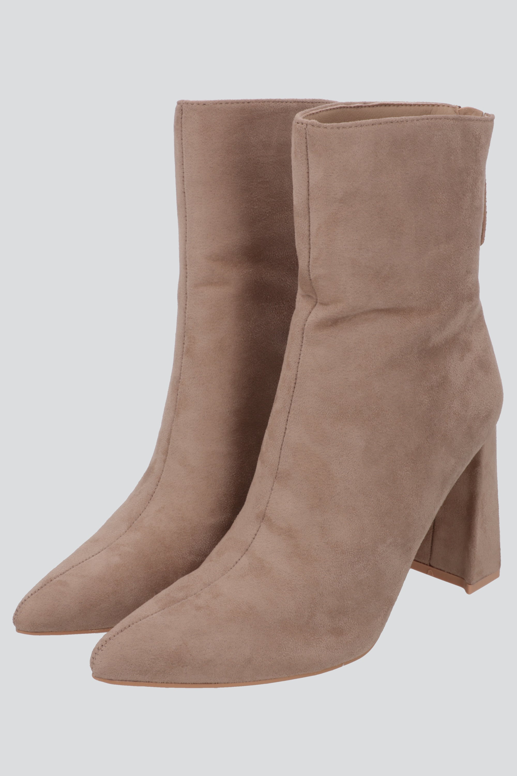 Botin sencillo suede TAUPE
