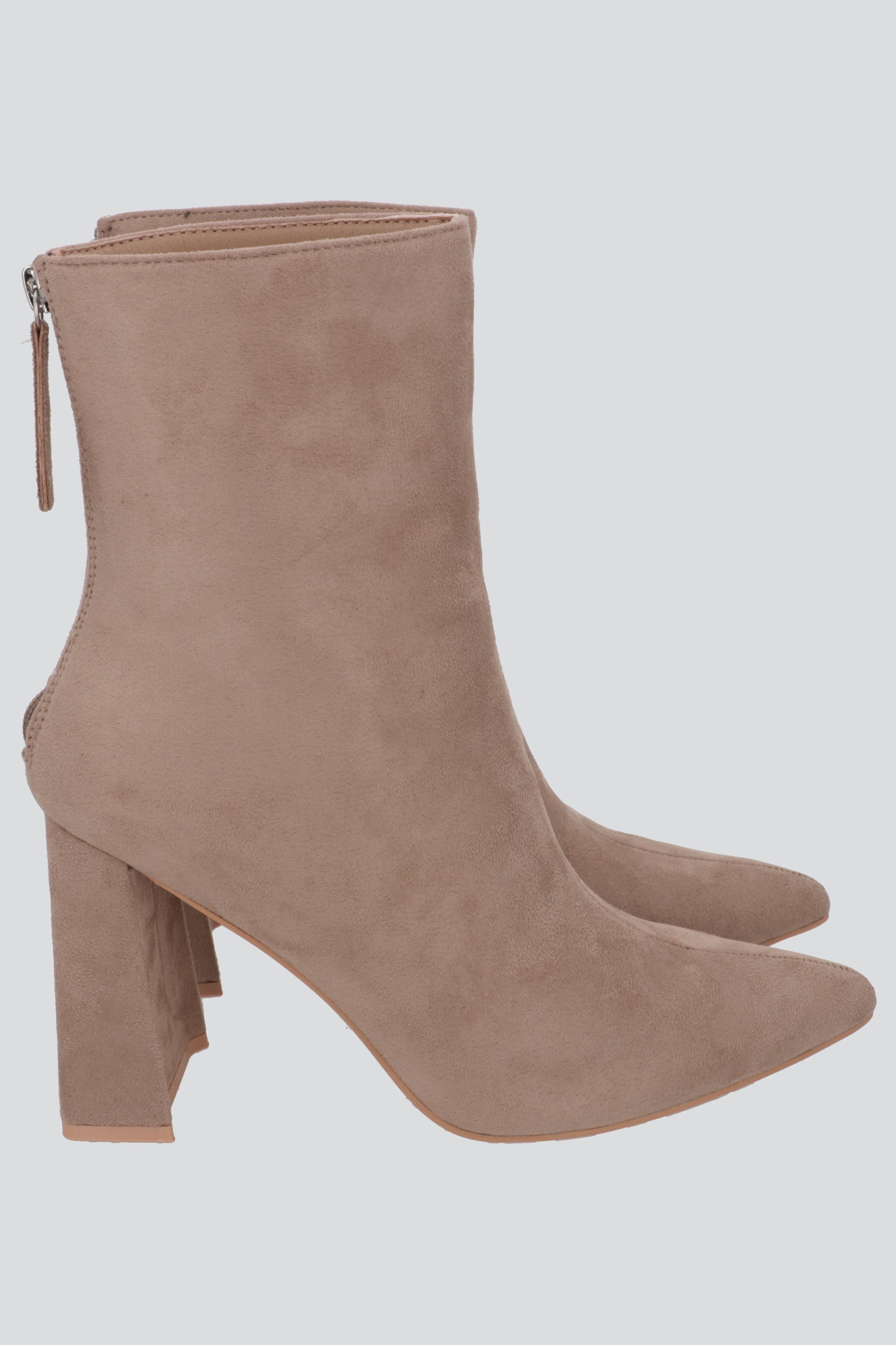 Botin sencillo suede TAUPE