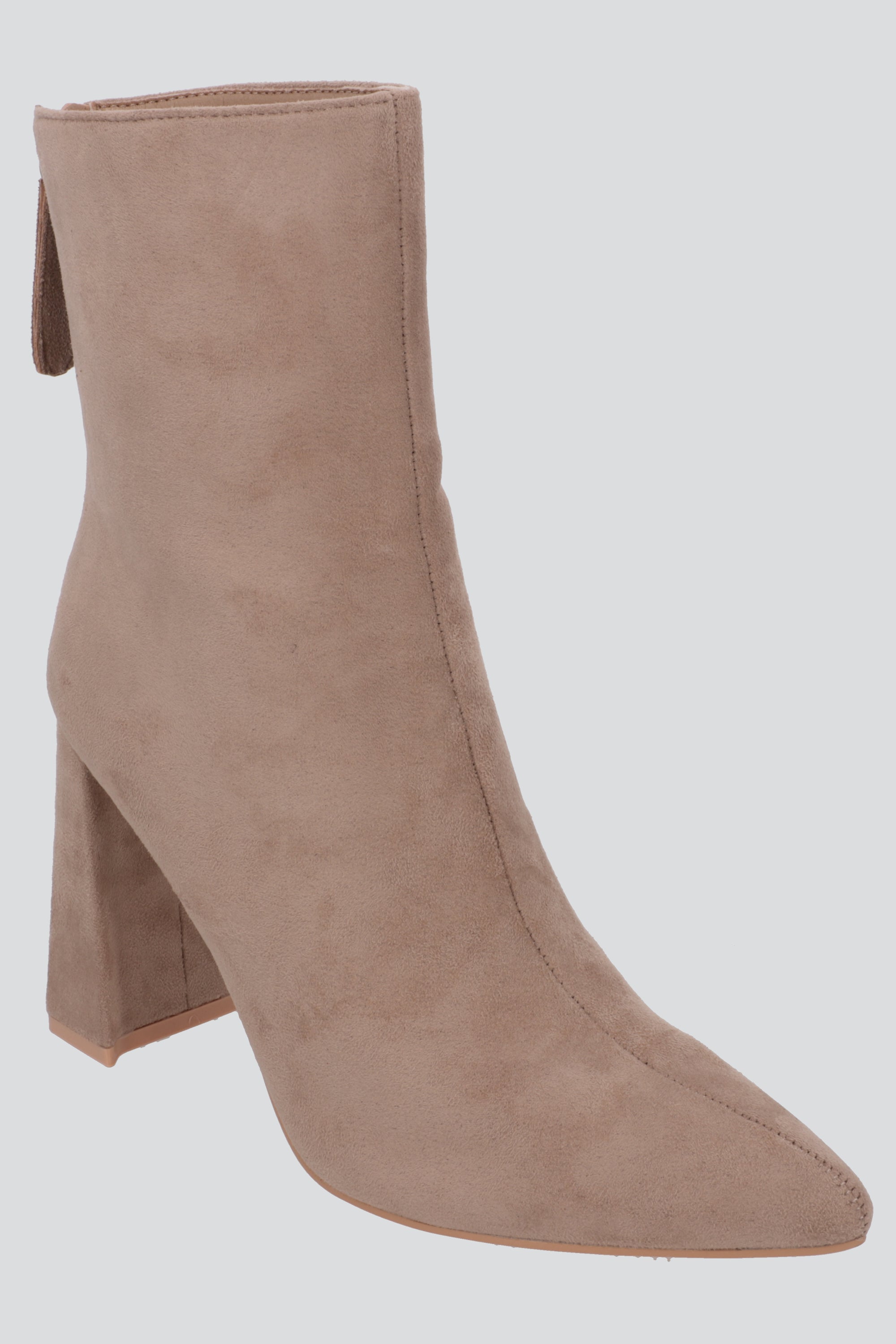 Botin sencillo suede TAUPE