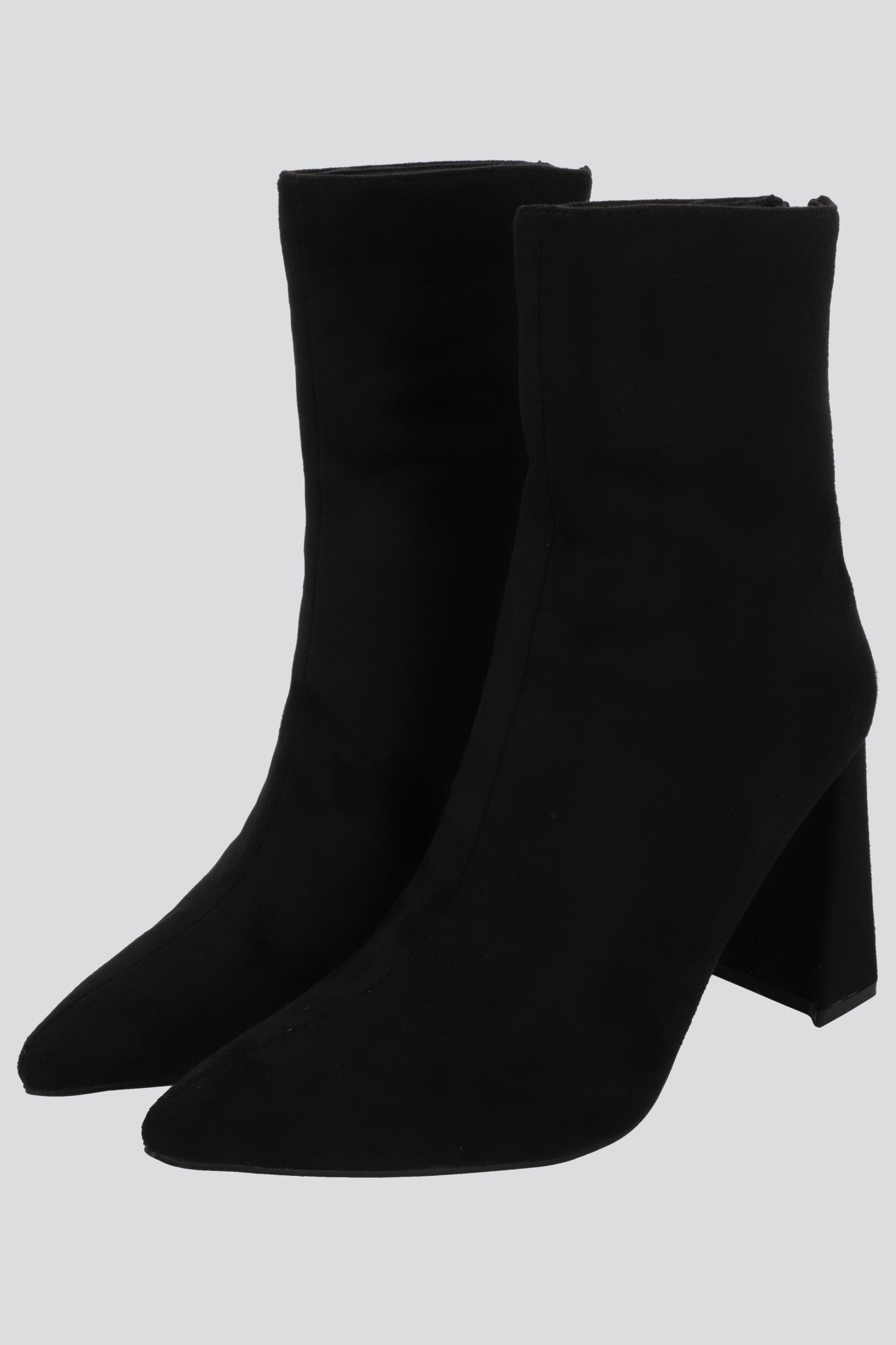 Botin sencillo suede NEGRO