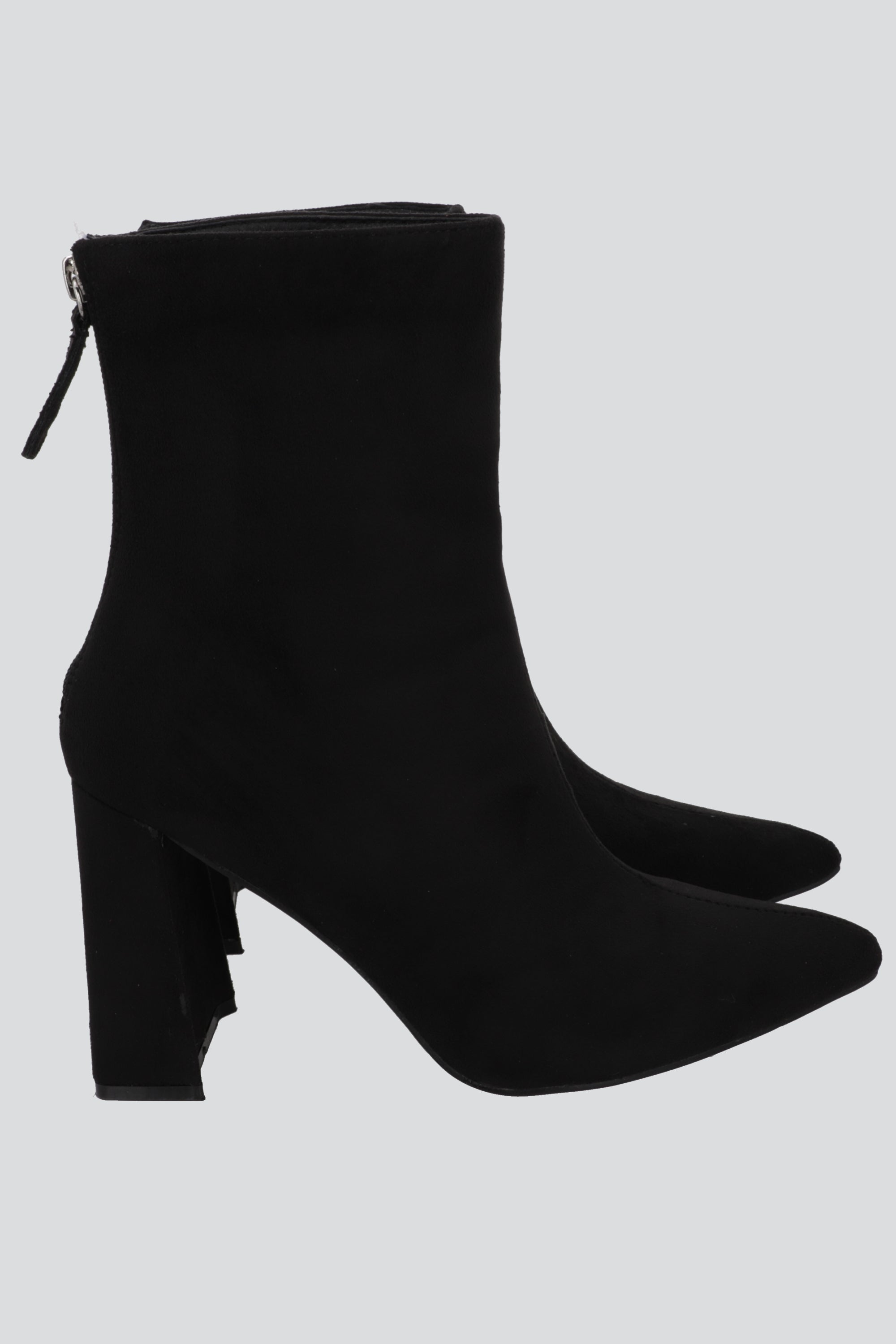 Botin sencillo suede NEGRO