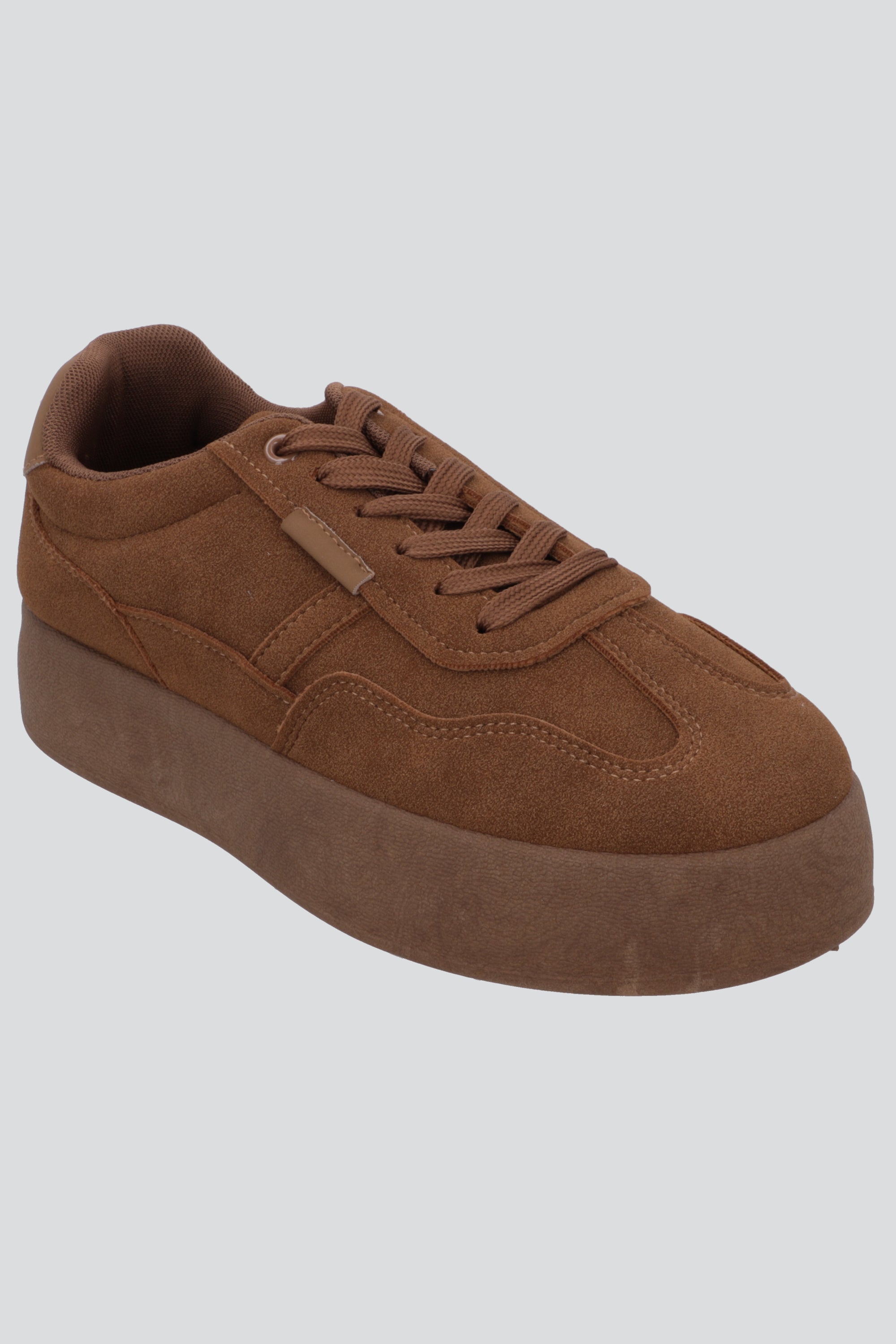 Tenis casual suede plataforma CAFE