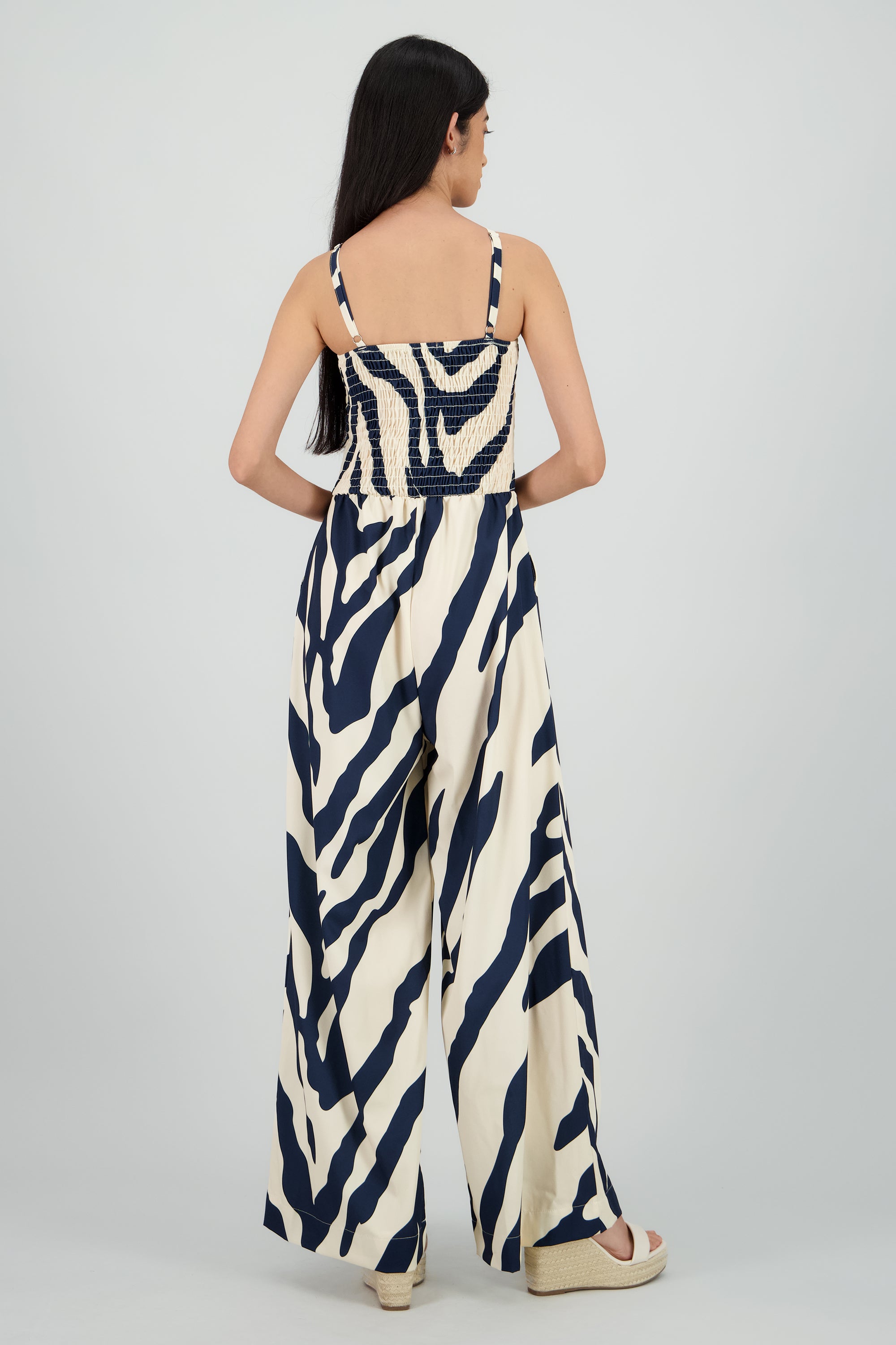 Jumpsuit tirantes estampado detalle nudo MARINO COMBO