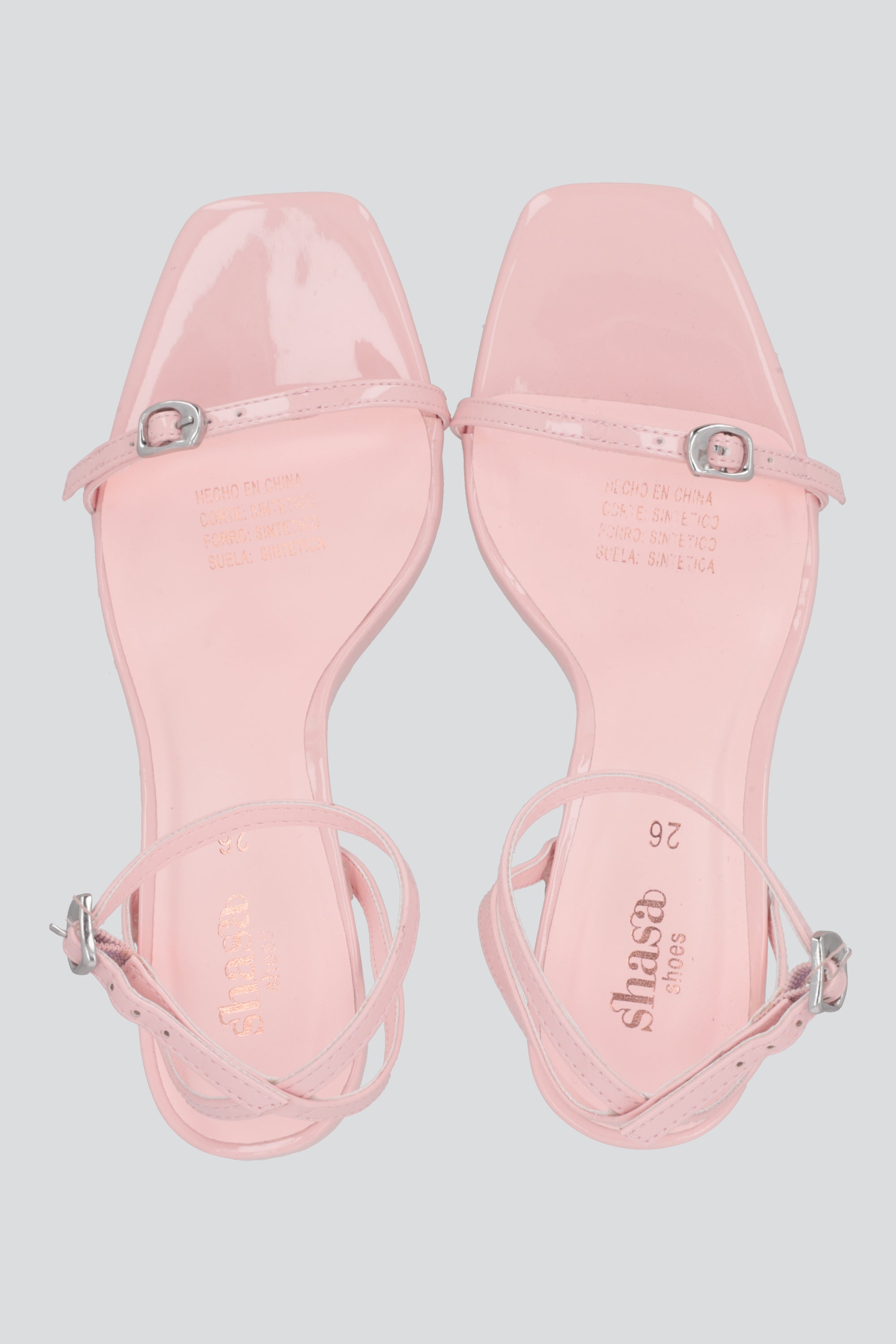 Tacon dos tiras delgadas BLUSH