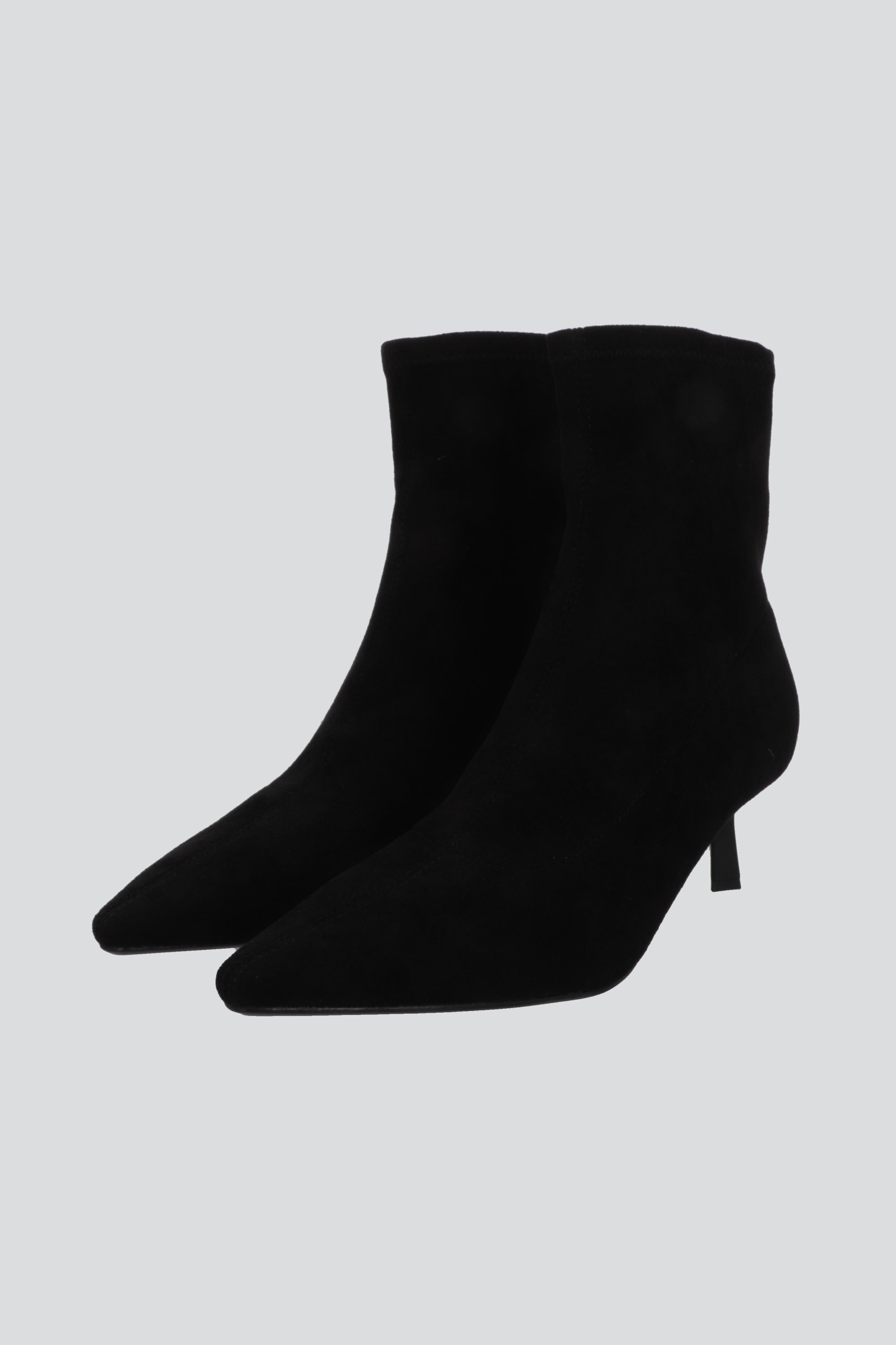 Botin kitten gamucina elastica NEGRO