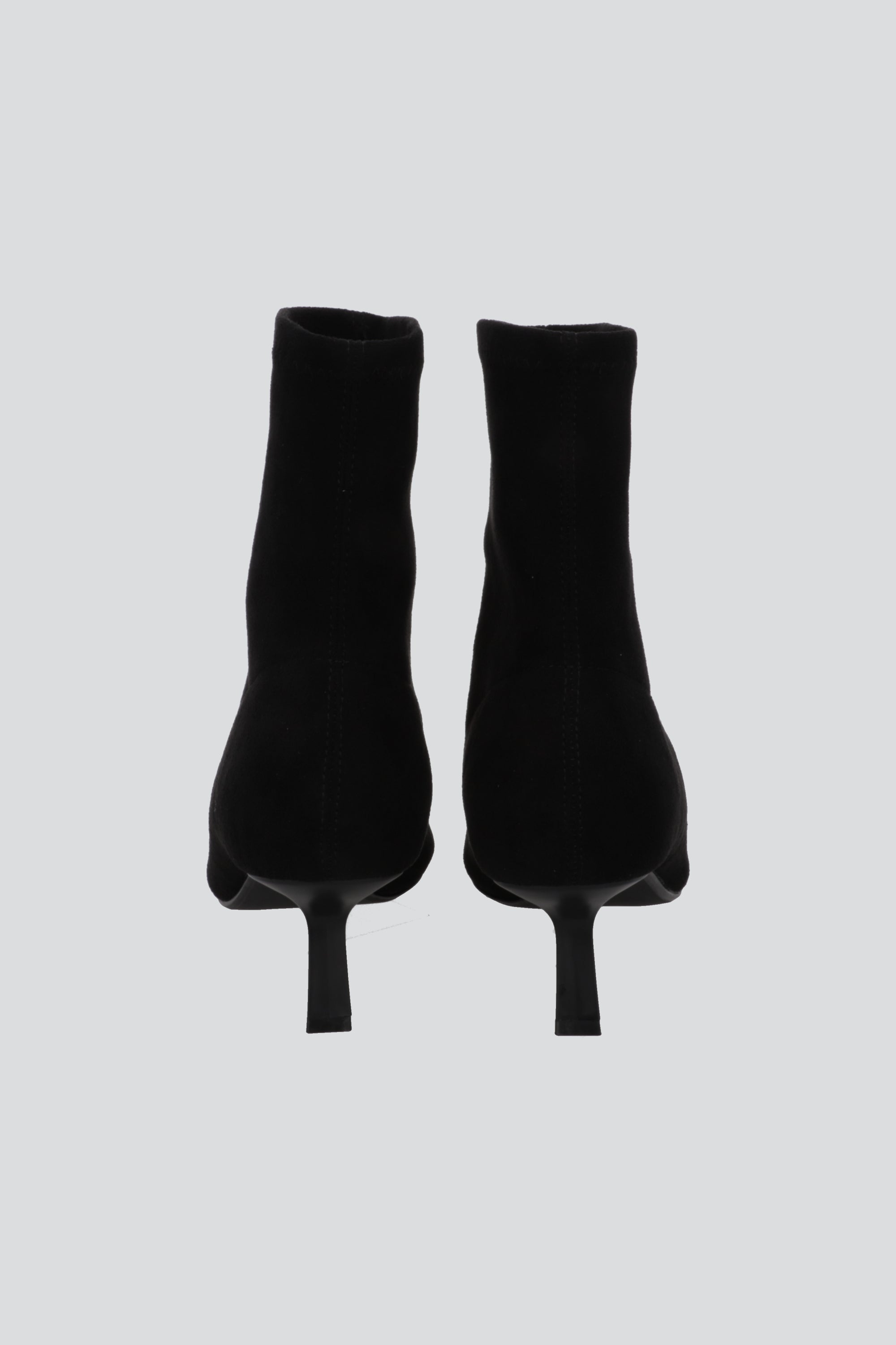 Botin kitten gamucina elastica NEGRO