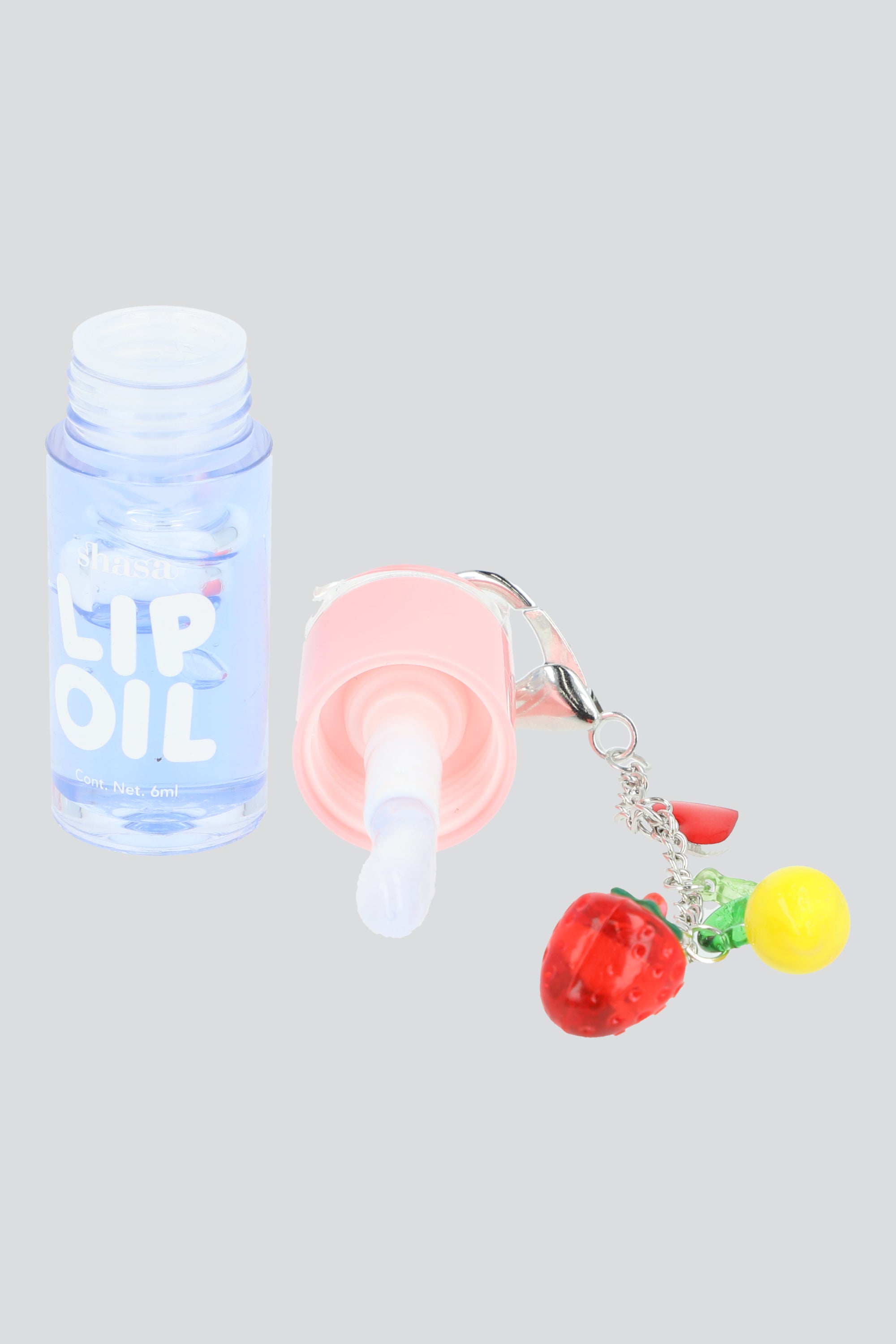 Lip oil fresa limon AZUL PASTEL