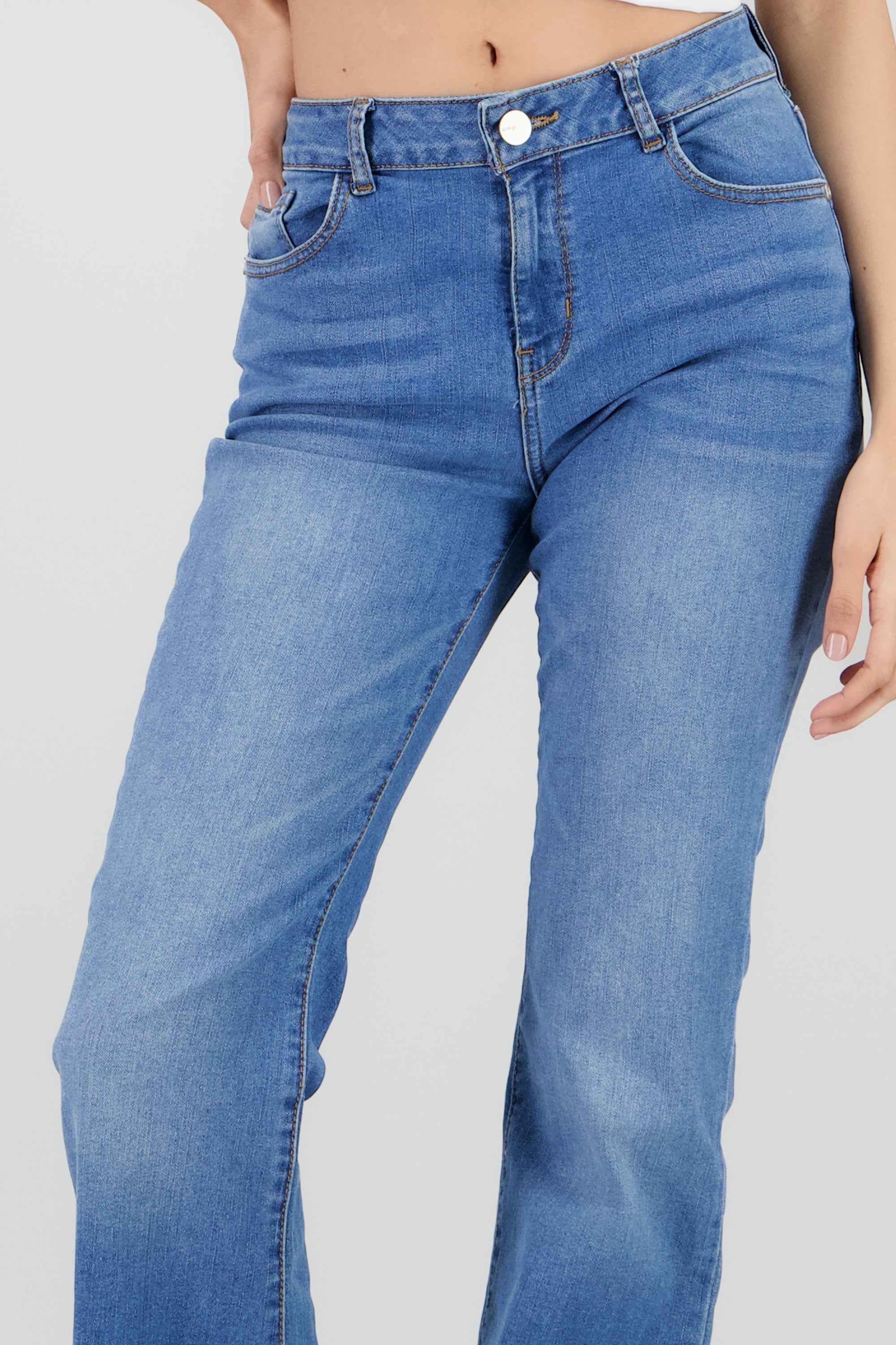 Jeans flare regular waist MEDIUM WASH