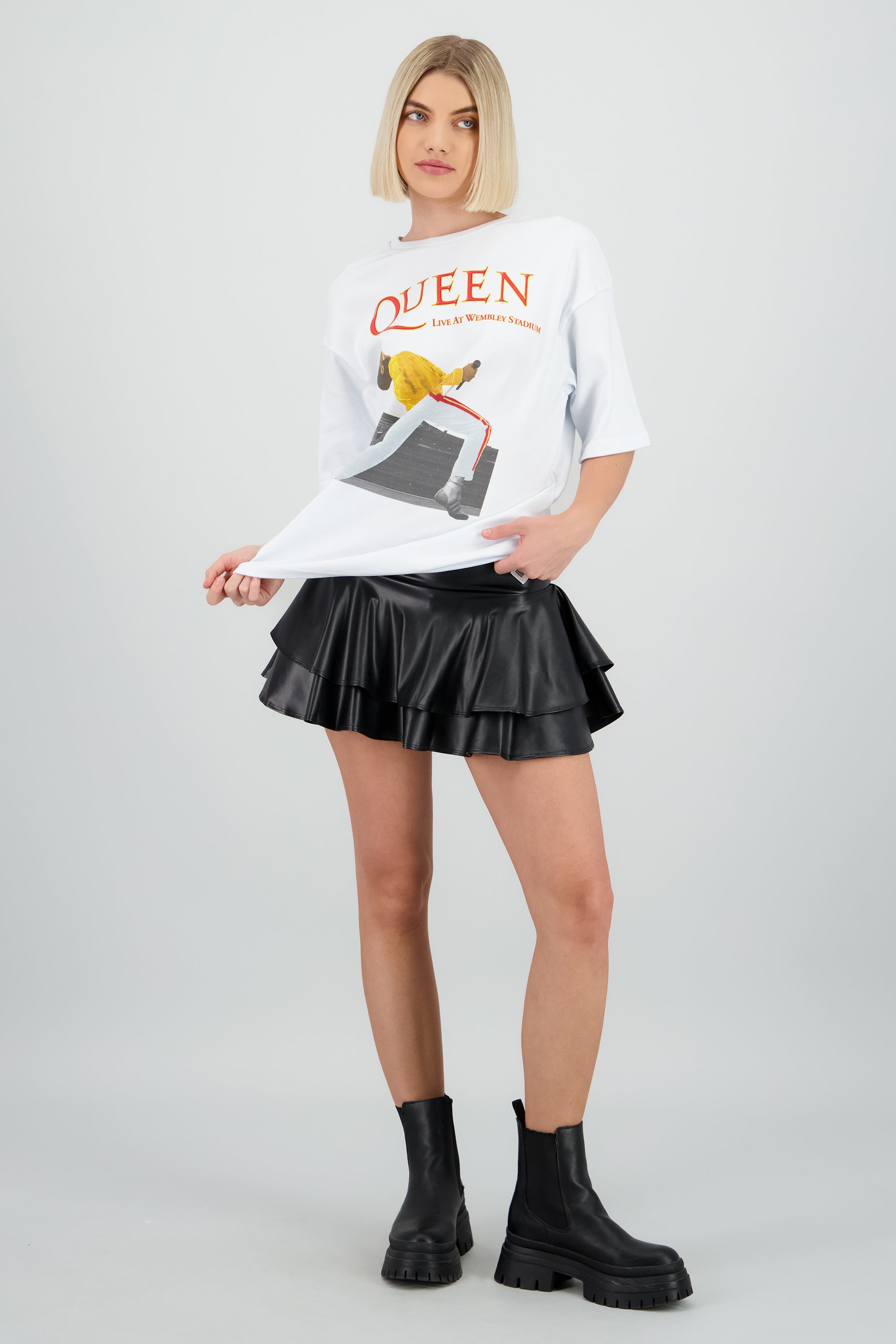 Playera Queen Wembley Stadium BLANCO