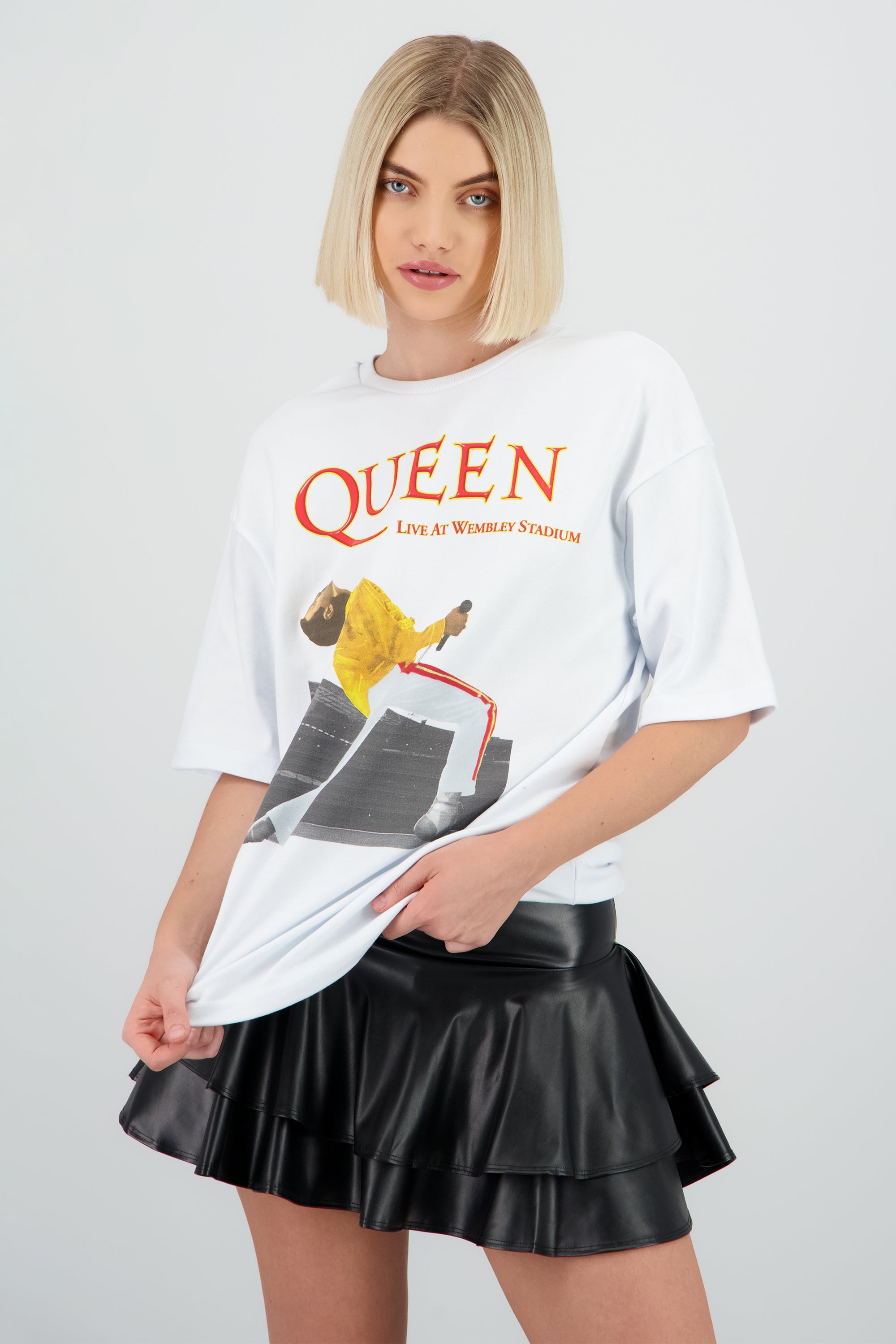 Playera Queen Wembley Stadium BLANCO