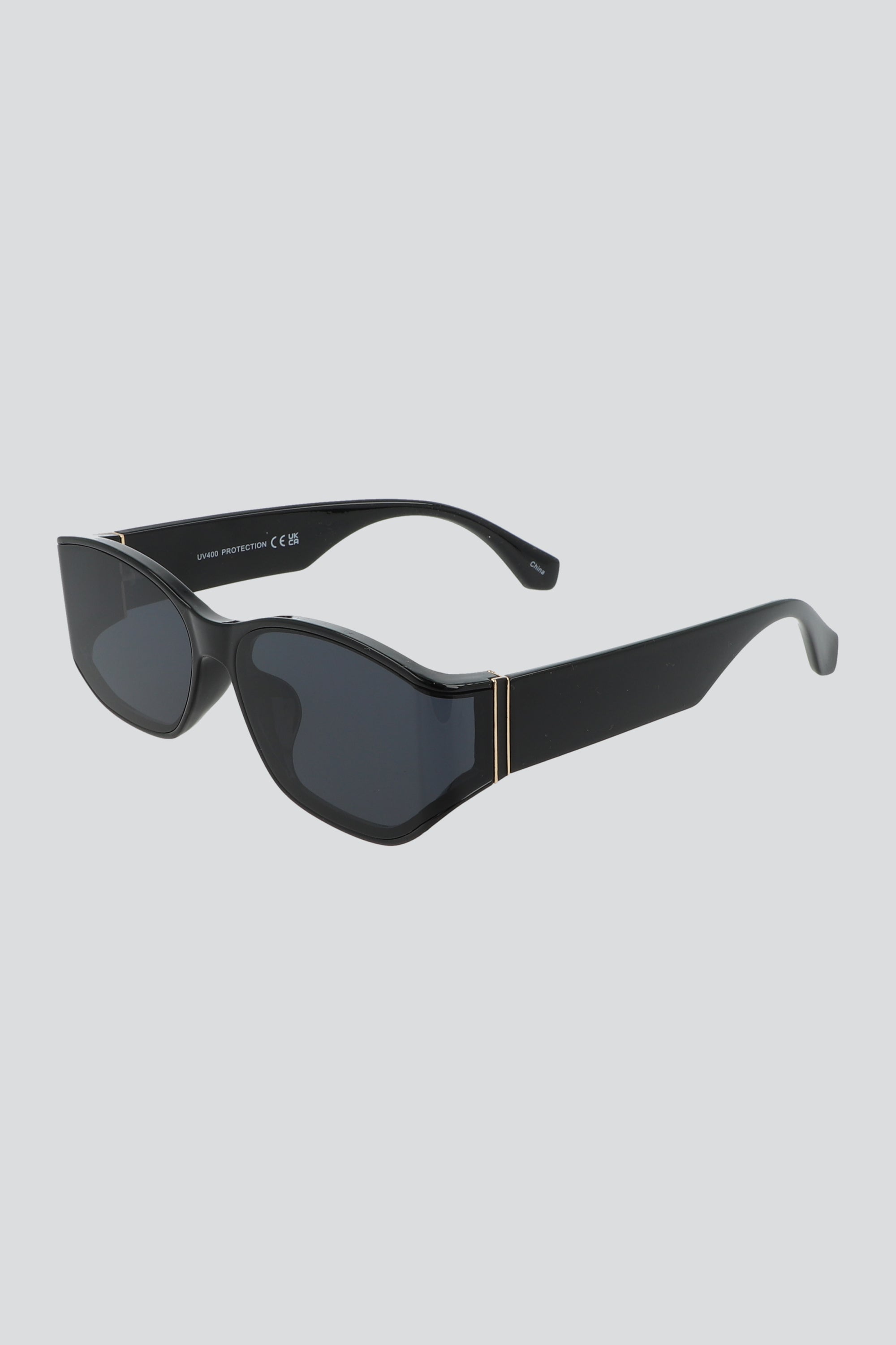 Lentes wayfarer lisos NEGRO