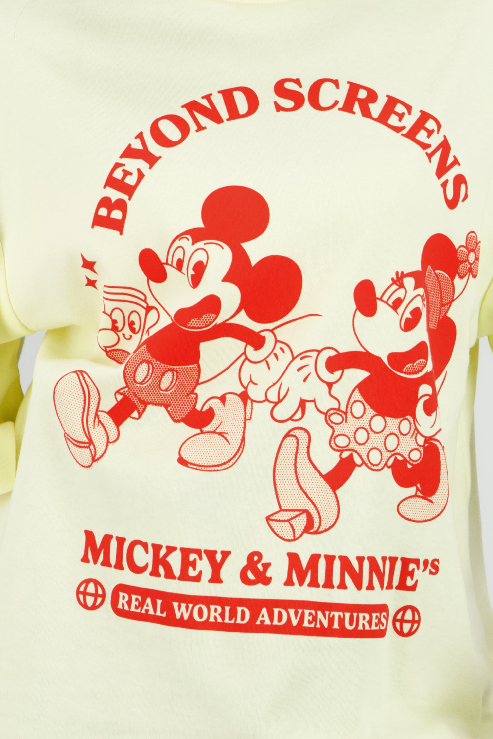 Playera de Mickey & Minnie retro AMARILLO PASTEL