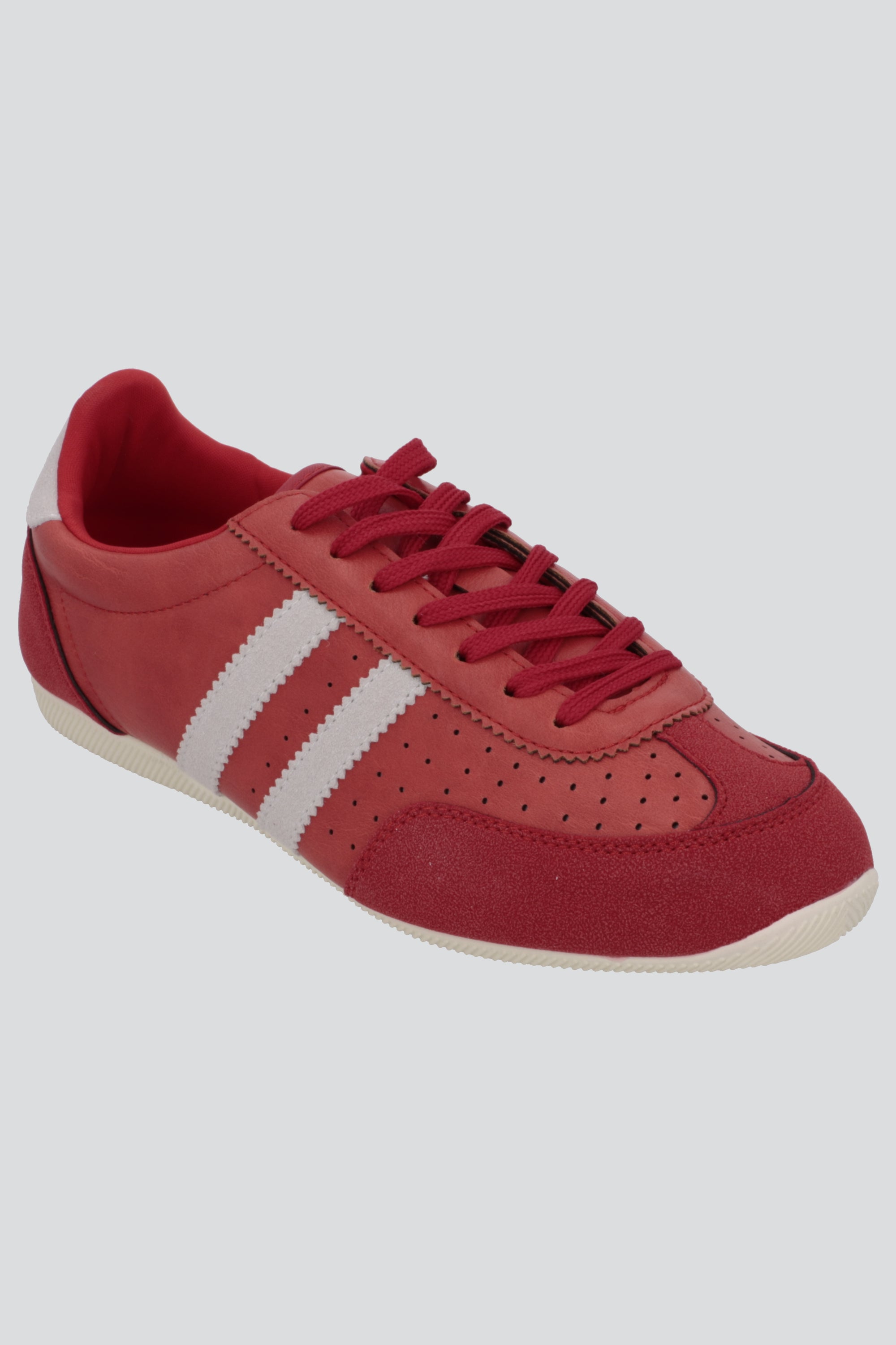 Tenis estilo retro franja ROJO