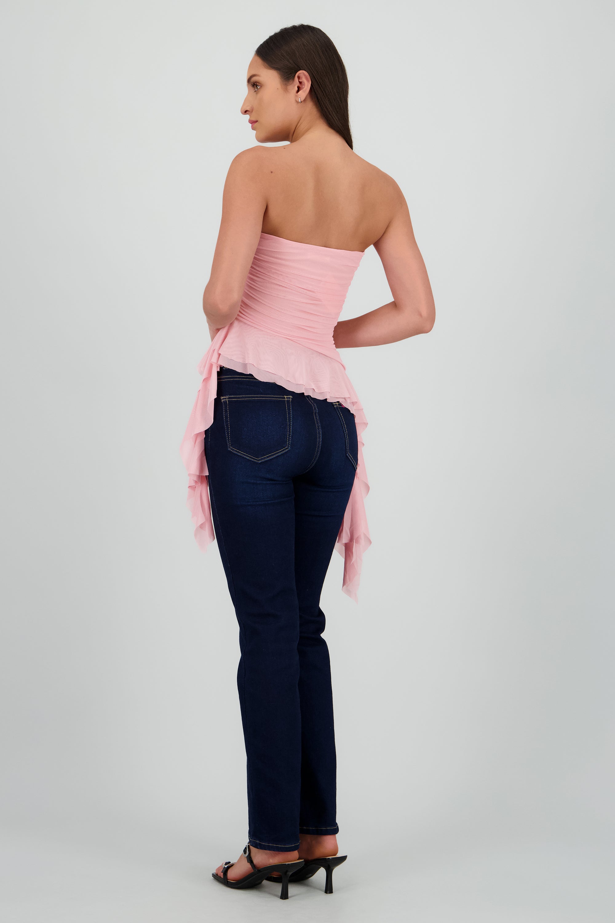 Top strapless drapeado MALVA