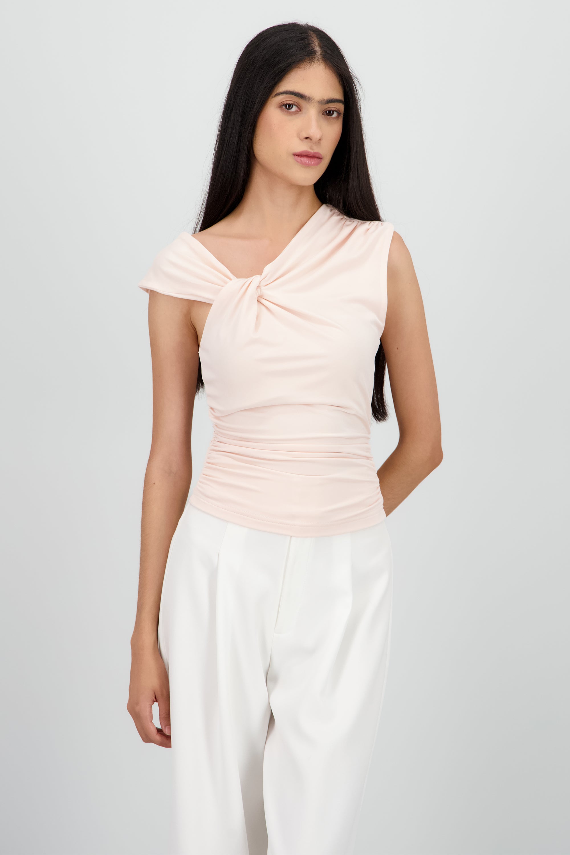 Top detalle nudo ROSA PASTEL