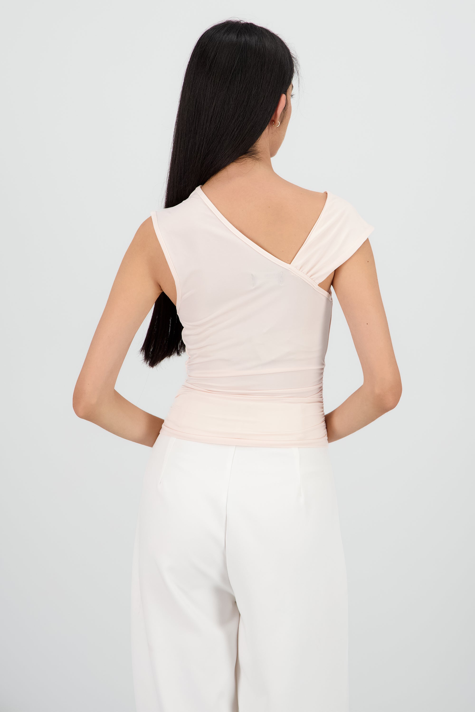 Top detalle nudo ROSA PASTEL