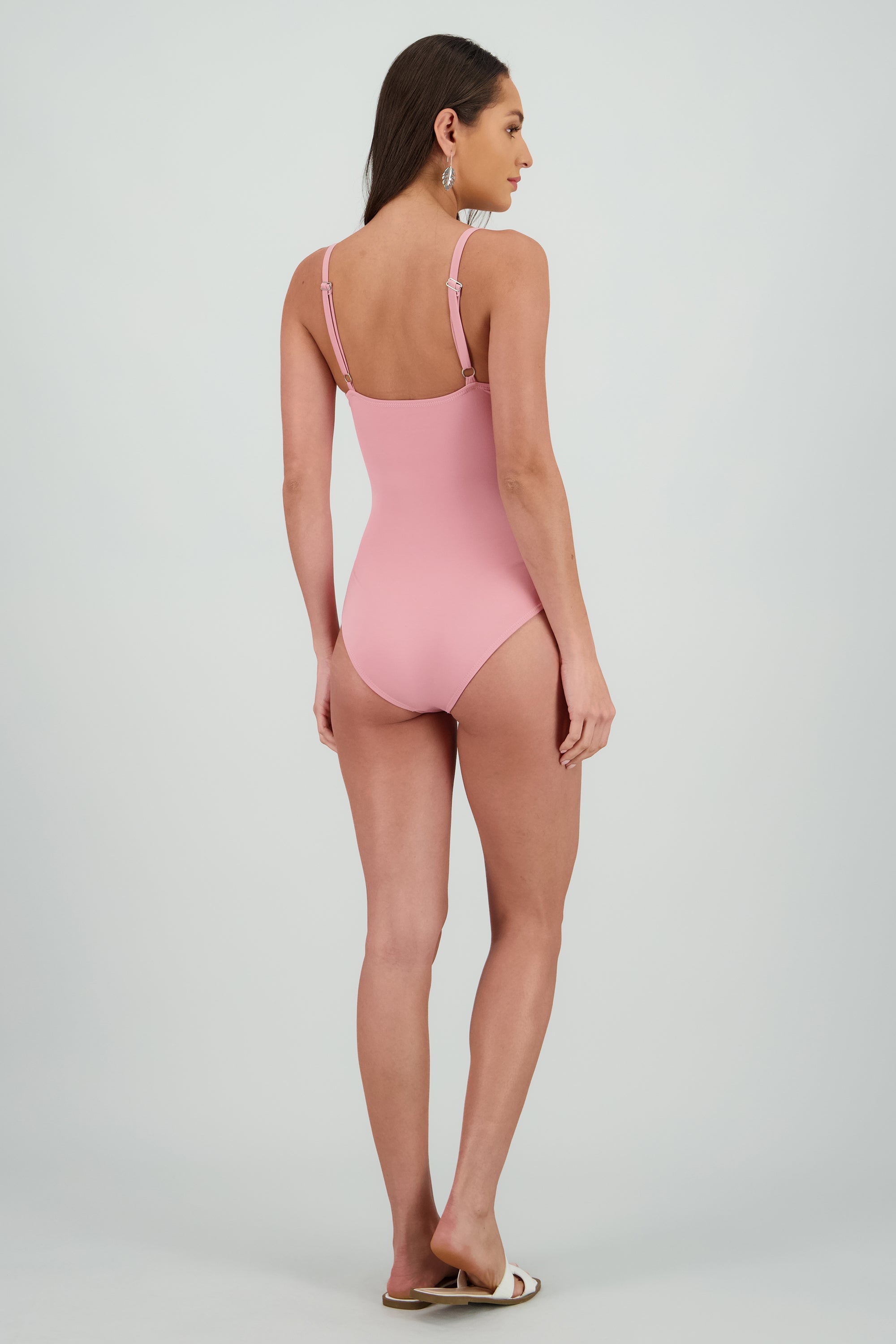 Trajes de baño estrellas control de abdomen ROSA PASTEL